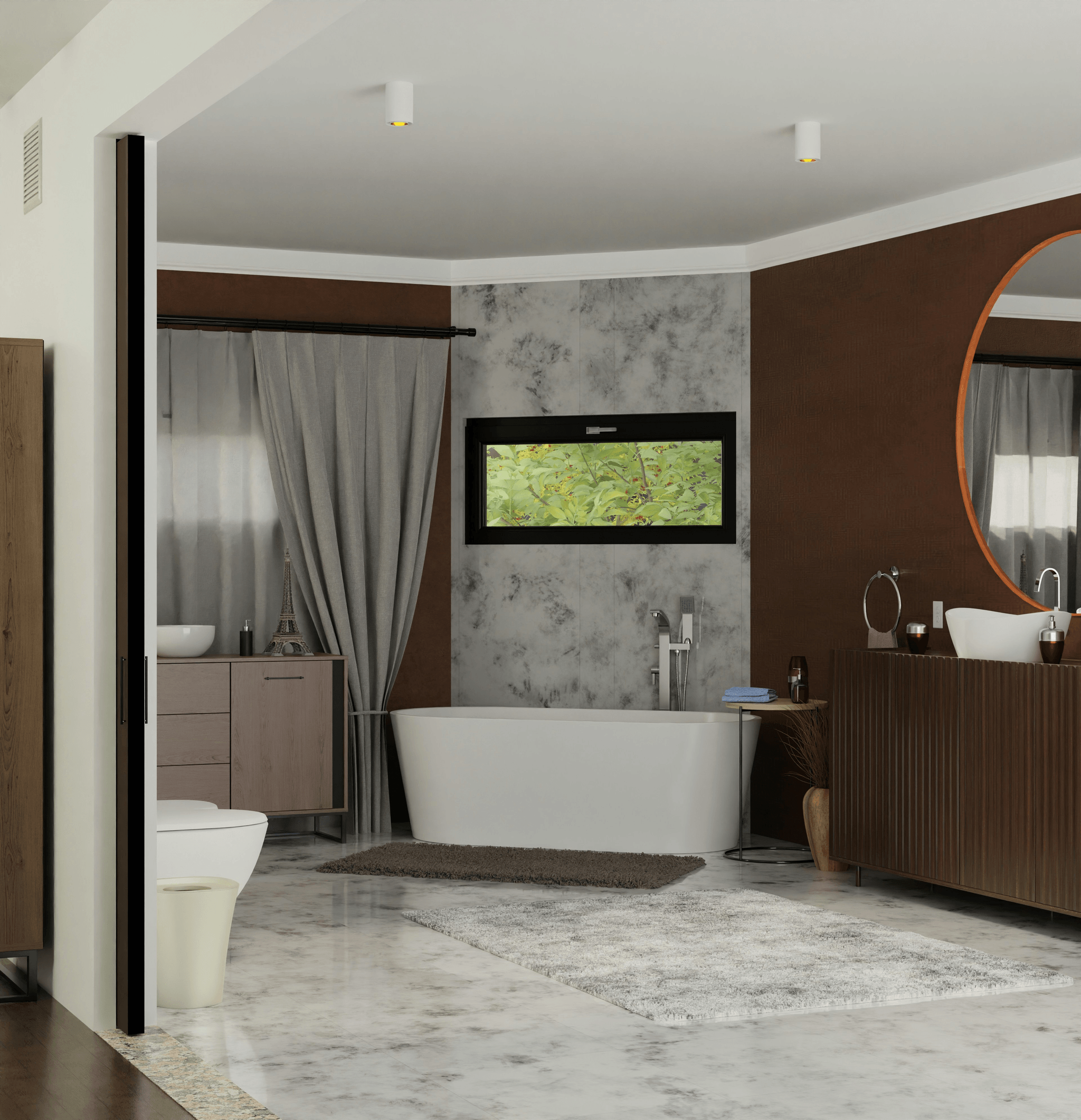 Luxurious features in modular bathroom pods with smart technology integration