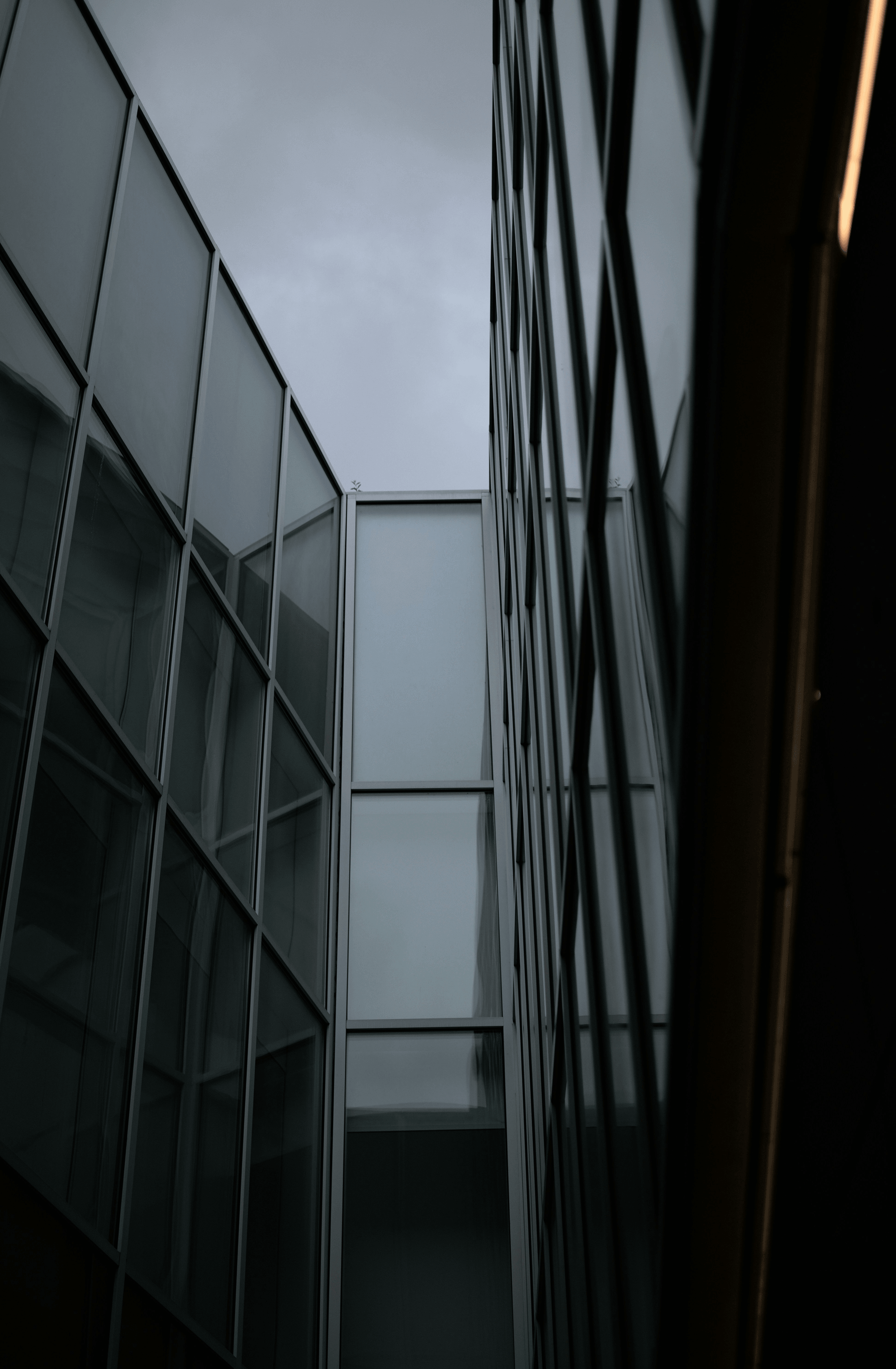 elevator upgrade visible through glass exterior