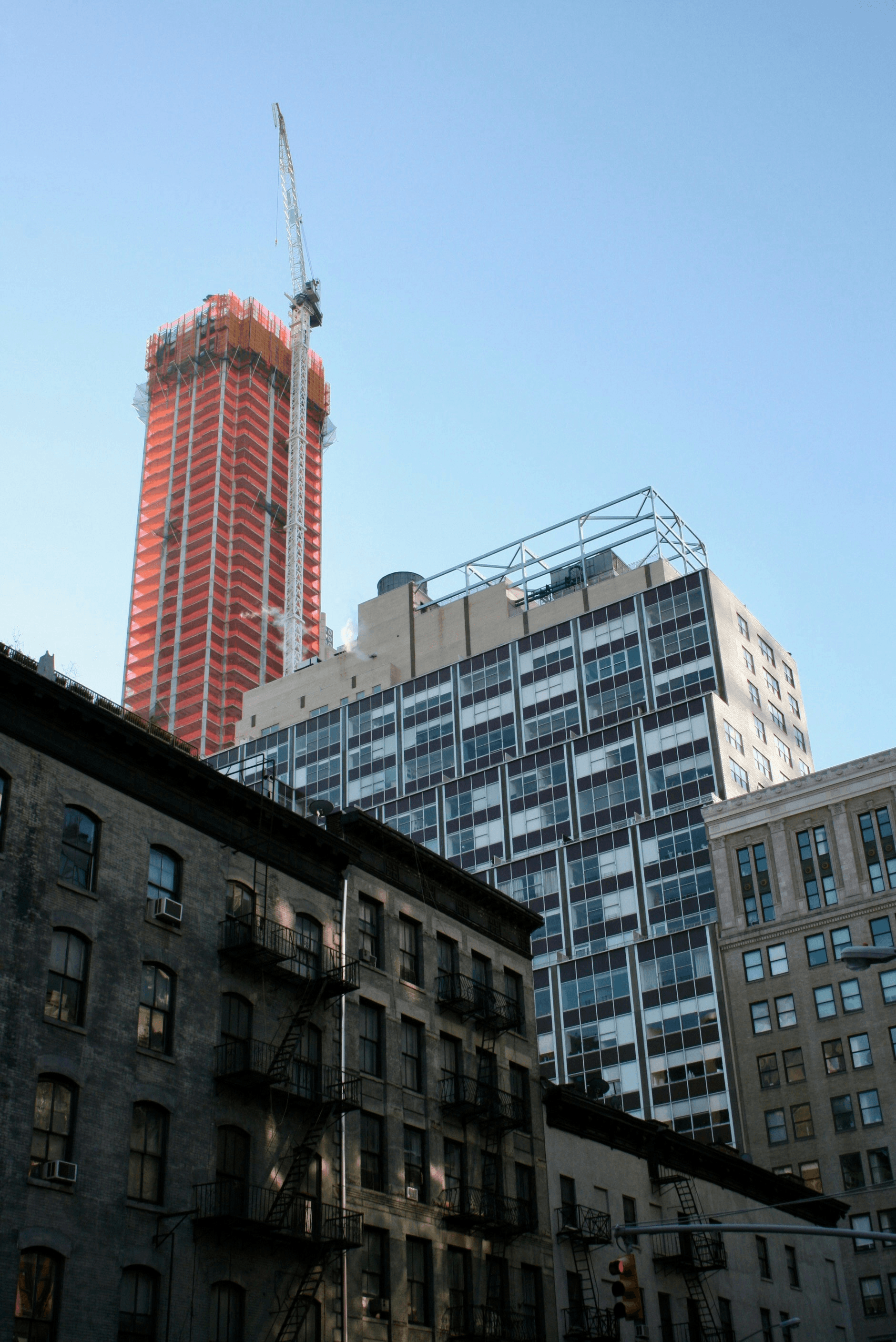 prefabricated tower being built safely with advanced engineering techniques