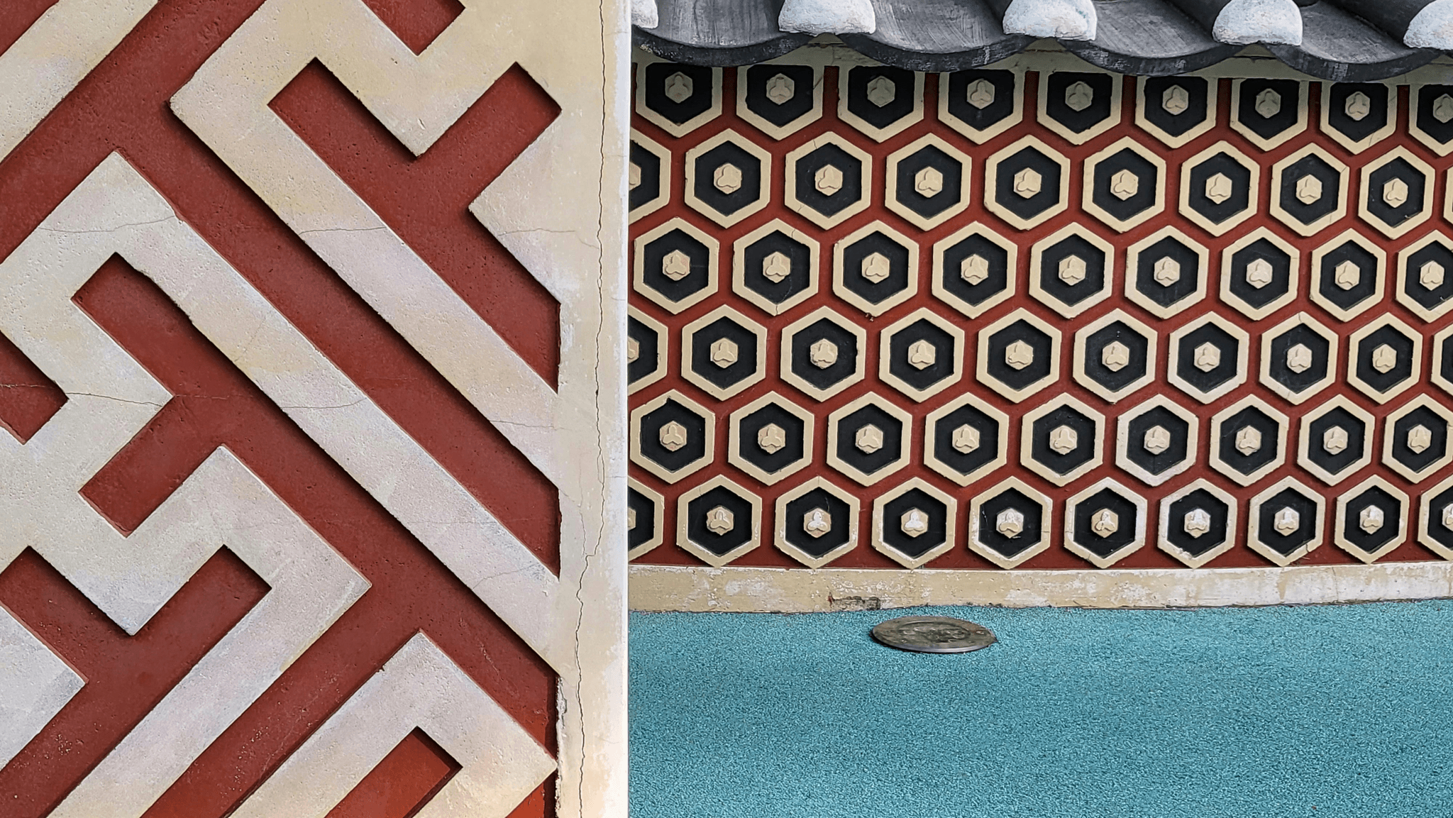 Trendy geometric patterned floor tiles from top floor tile manufacturers