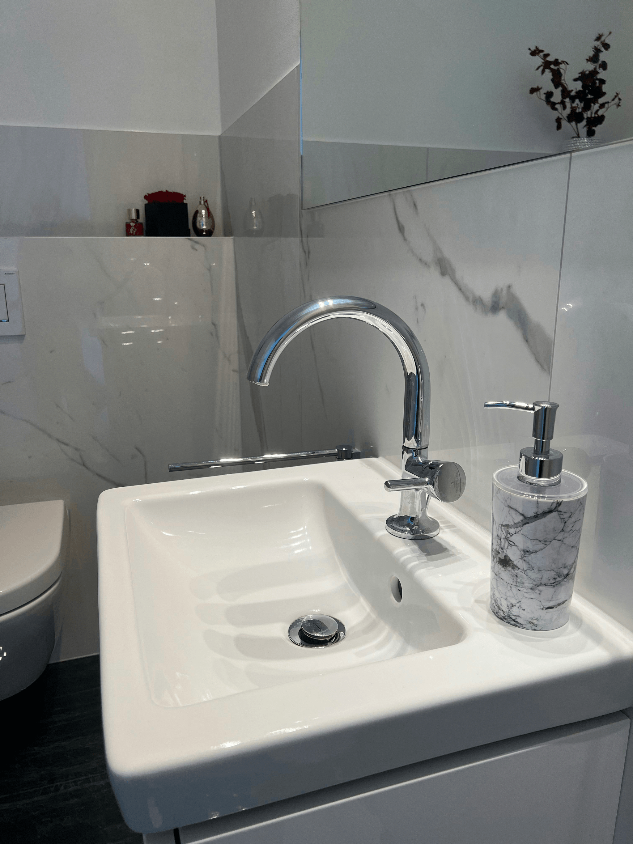 Sanitary ware products display