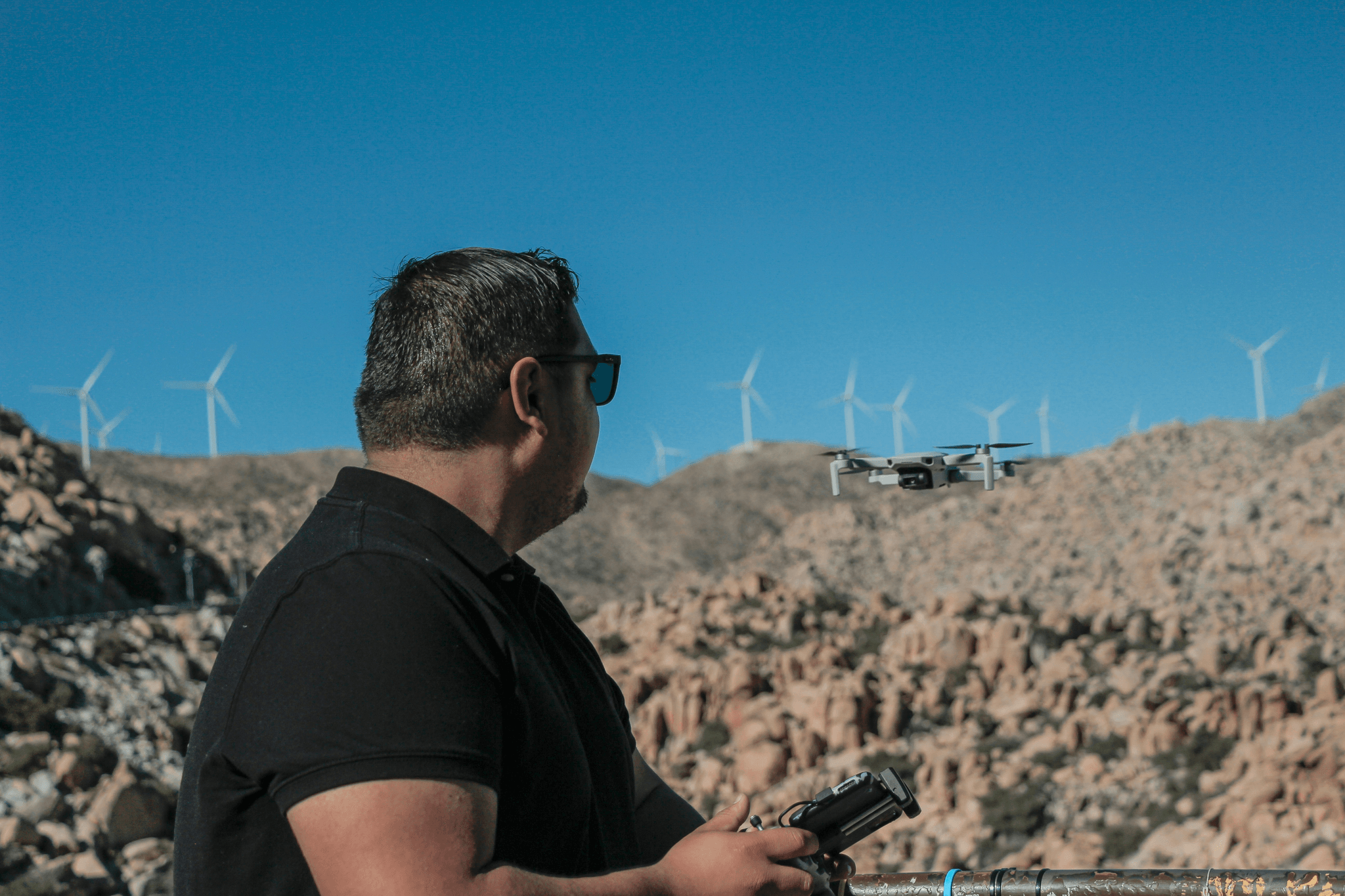 Wind Turbine Inspection using drones and sensors