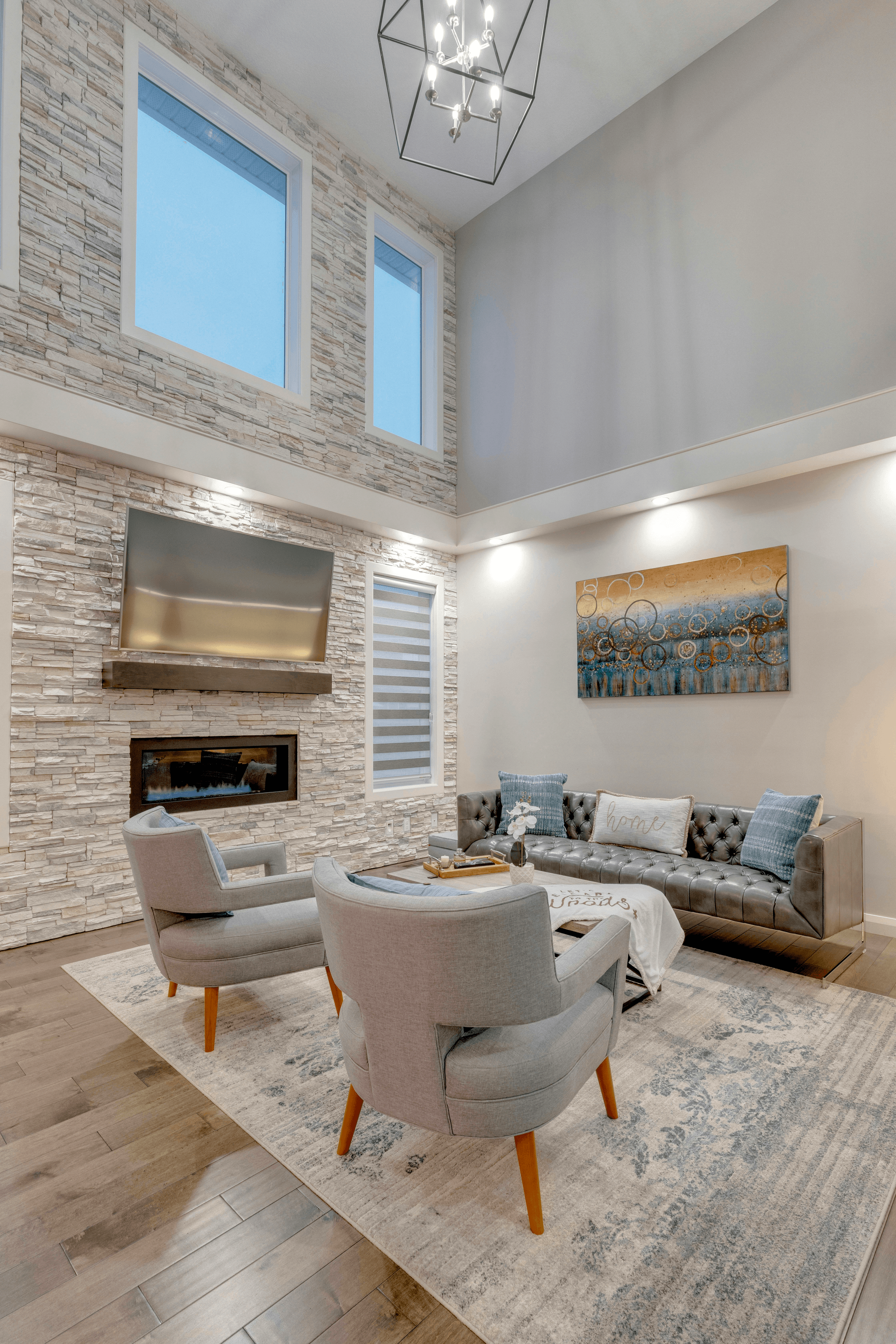 Timeless elegance with natural stone floor tiles design