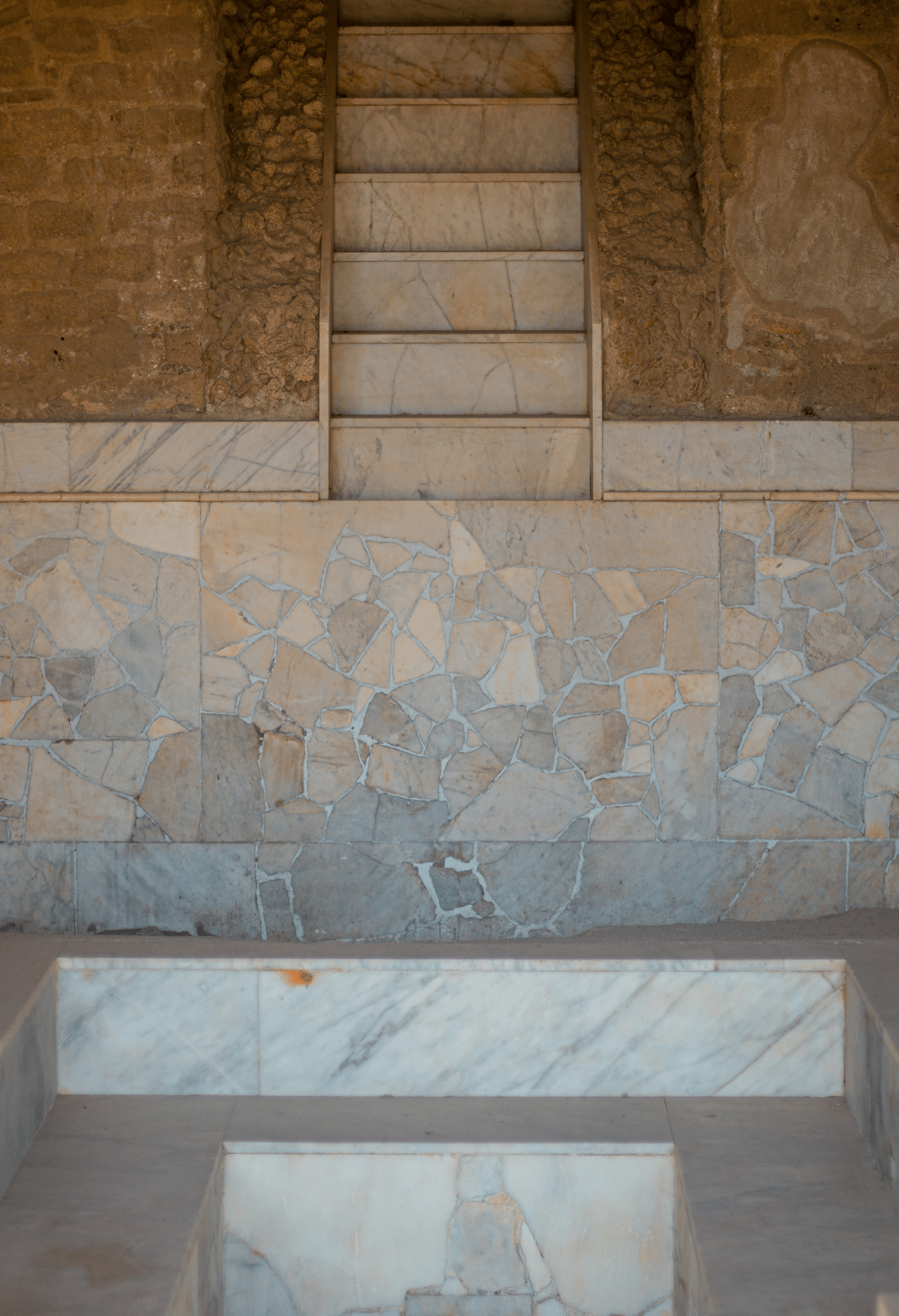 shower floor spa ambiance