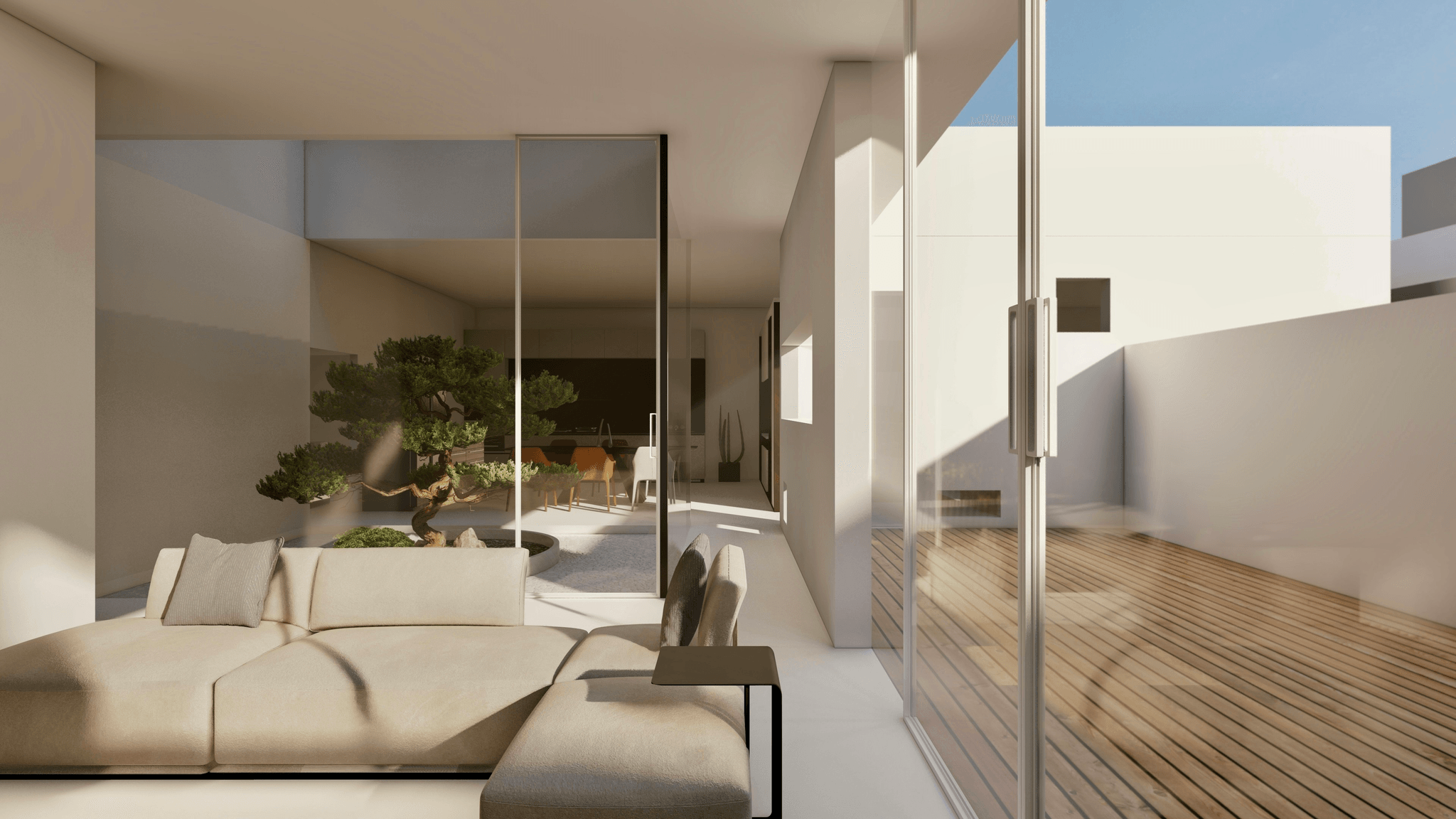 customized interior in house portable by PreFab Inc.