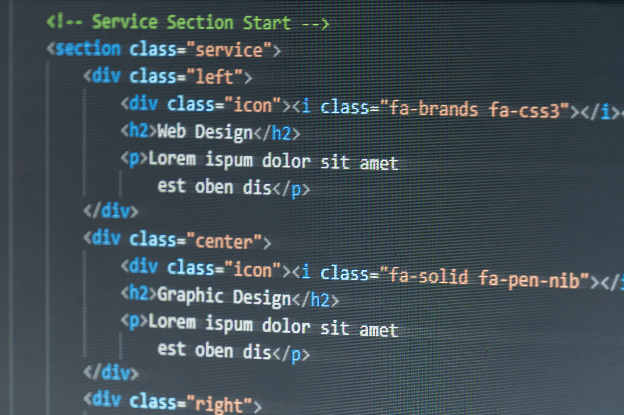 Illustration depicting the various types and functions of website tags