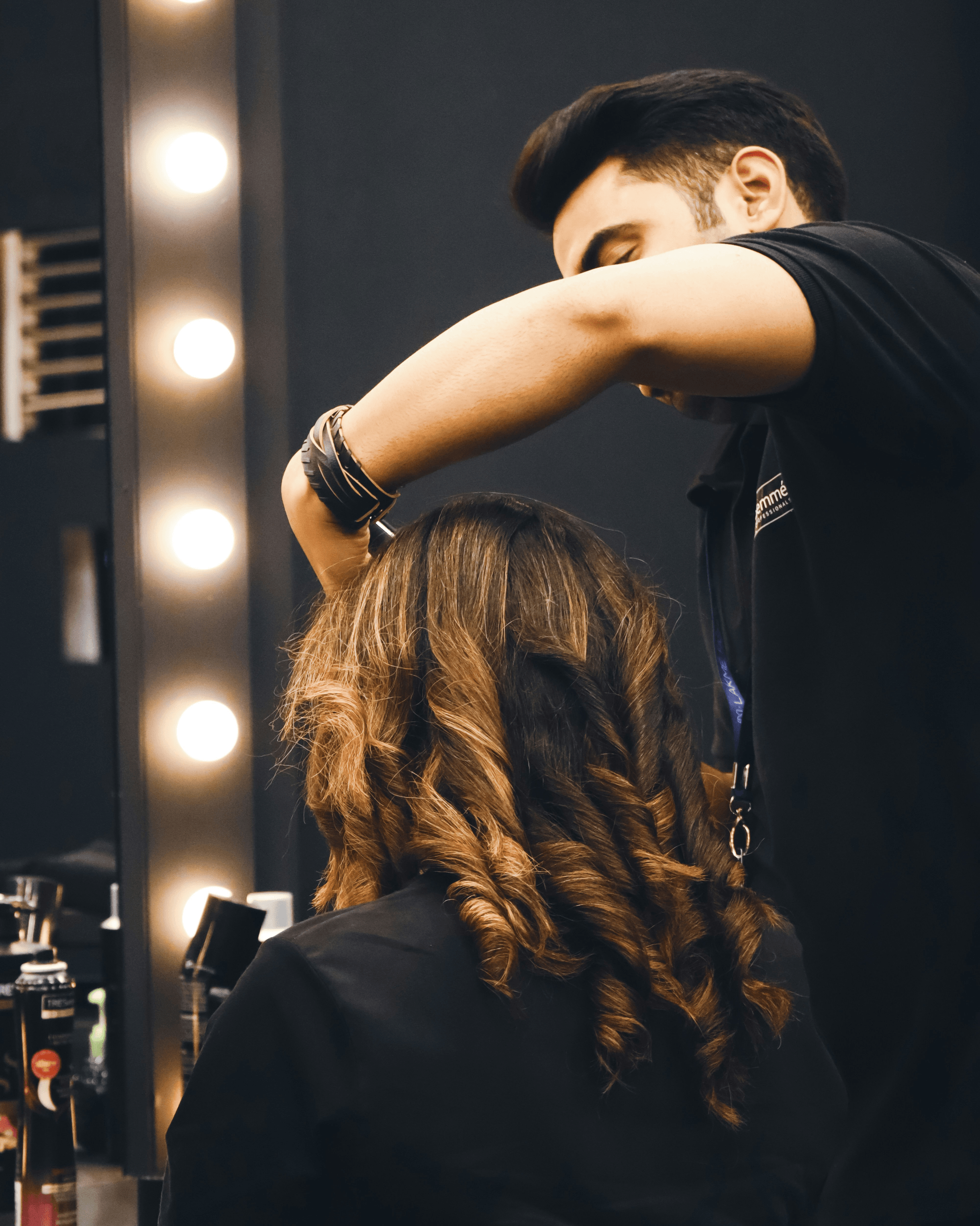 Type 3c hair male managing routine with quality sourcing