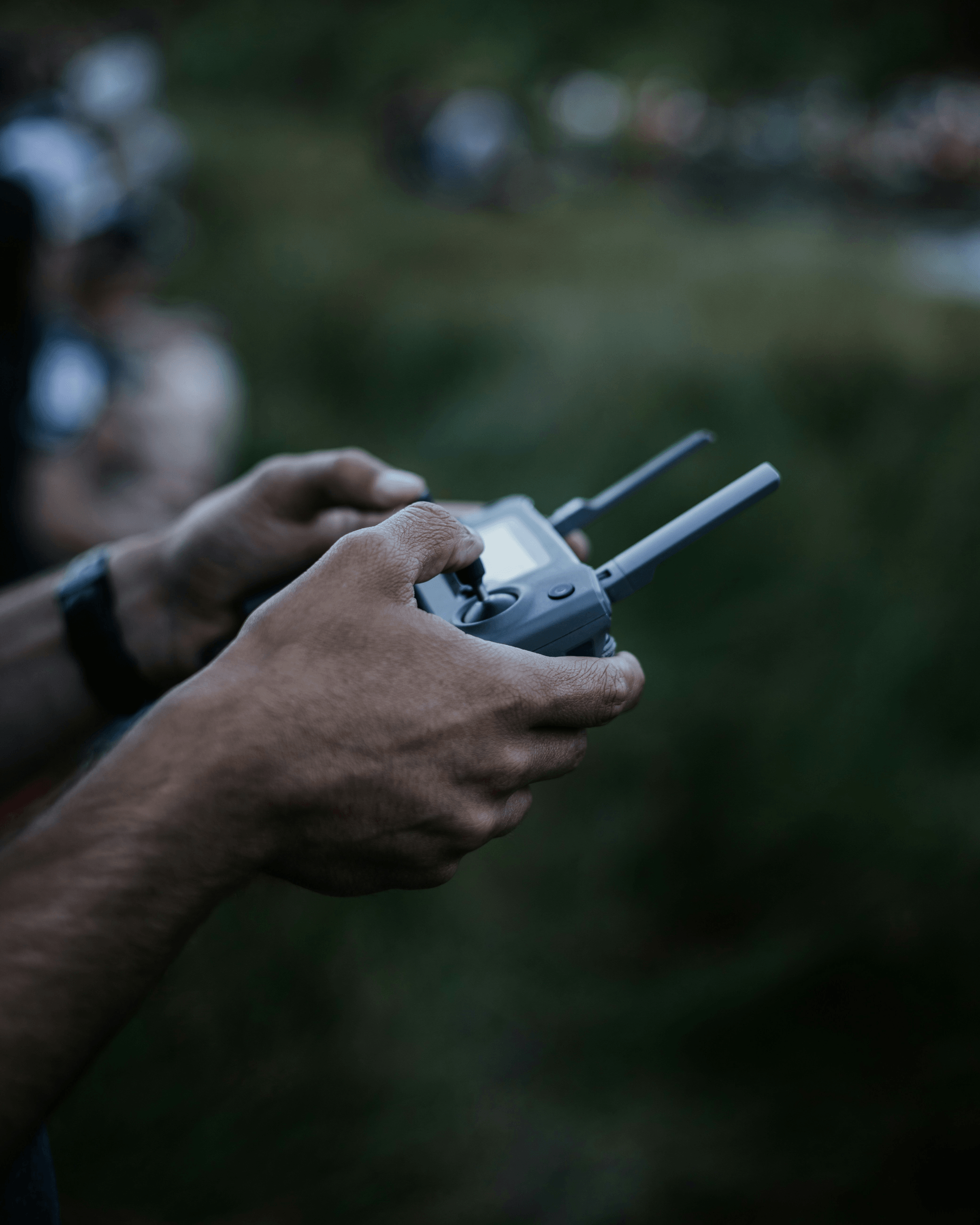 Portable Drone Detector Tracking Unauthorized Drone Operator