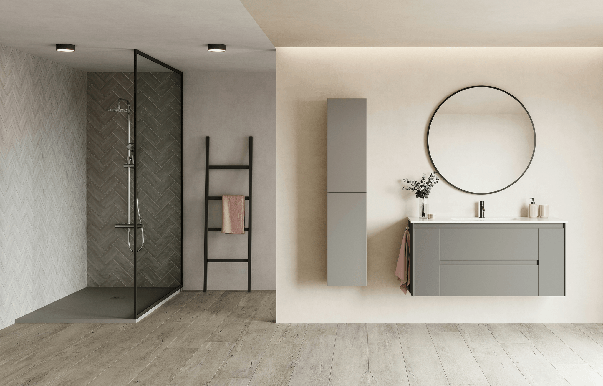 Ejemplo de baños prefabricados para viviendas modernos