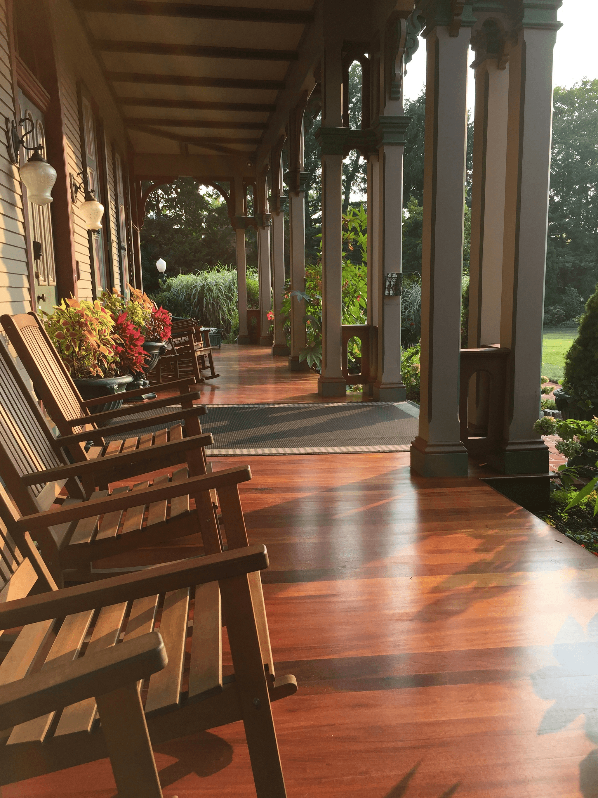 composite porch flooring showcasing modern design elements