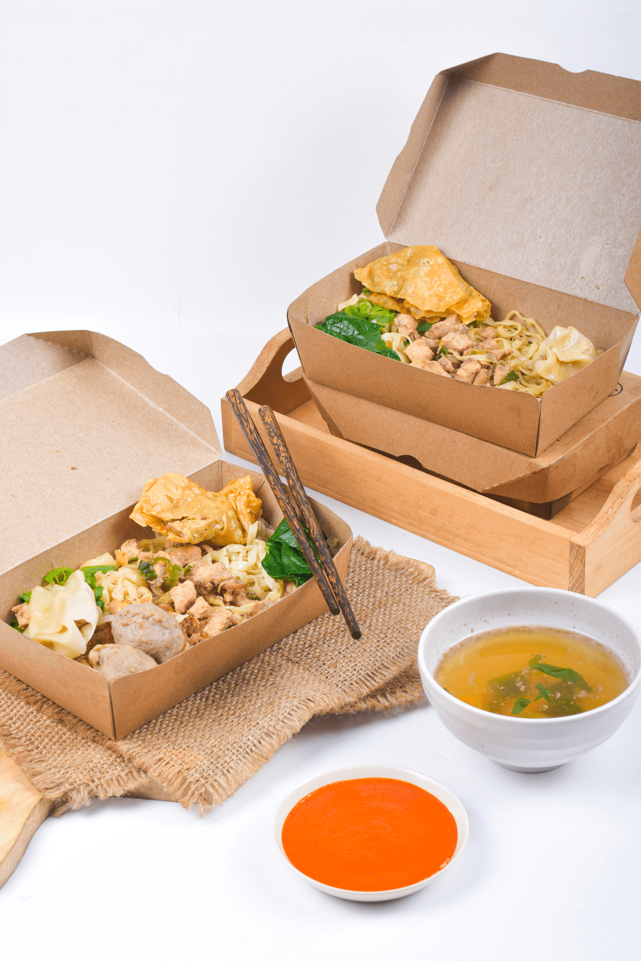 pint vs quart chinese take out boxes comparison