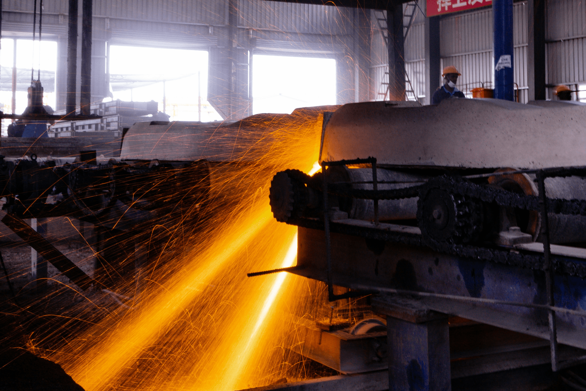 sandblasting automation enhancing efficiency in industrial settings