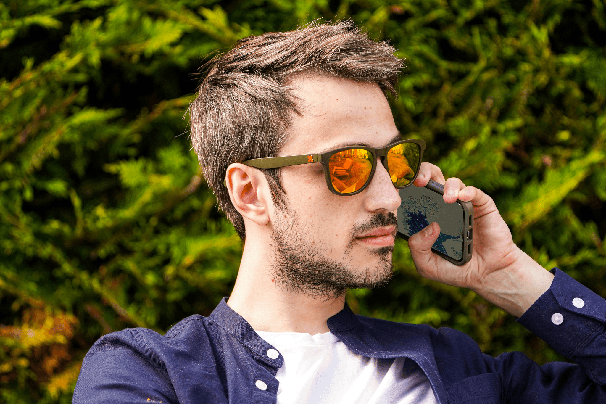 Stylish high tech sunglasses showcasing advanced technology features