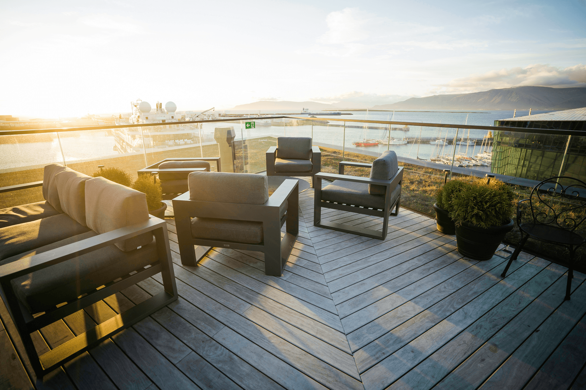 composite decking comparisons in beautiful outdoor setting.