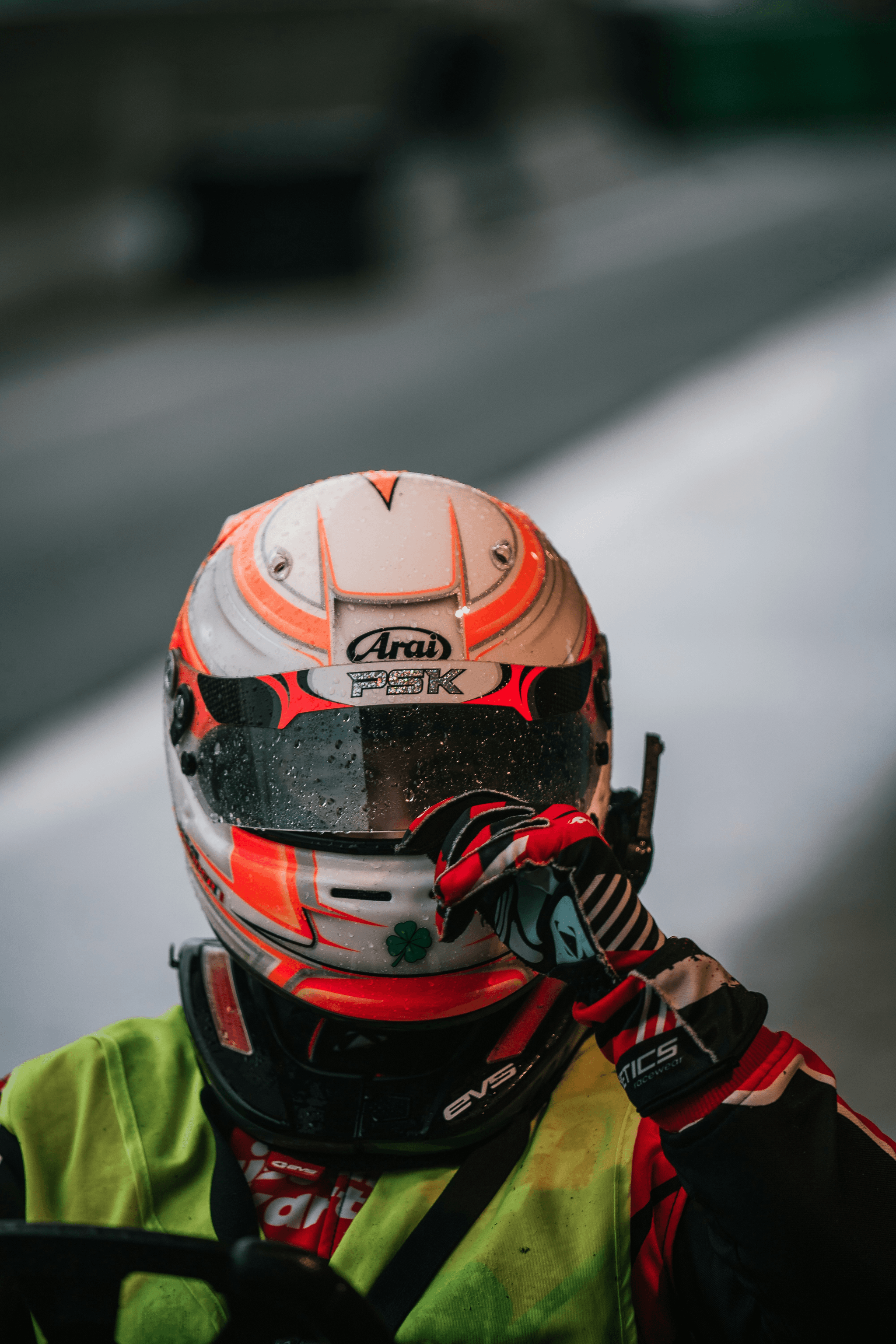 Helmet cooler system enhancing racer performance