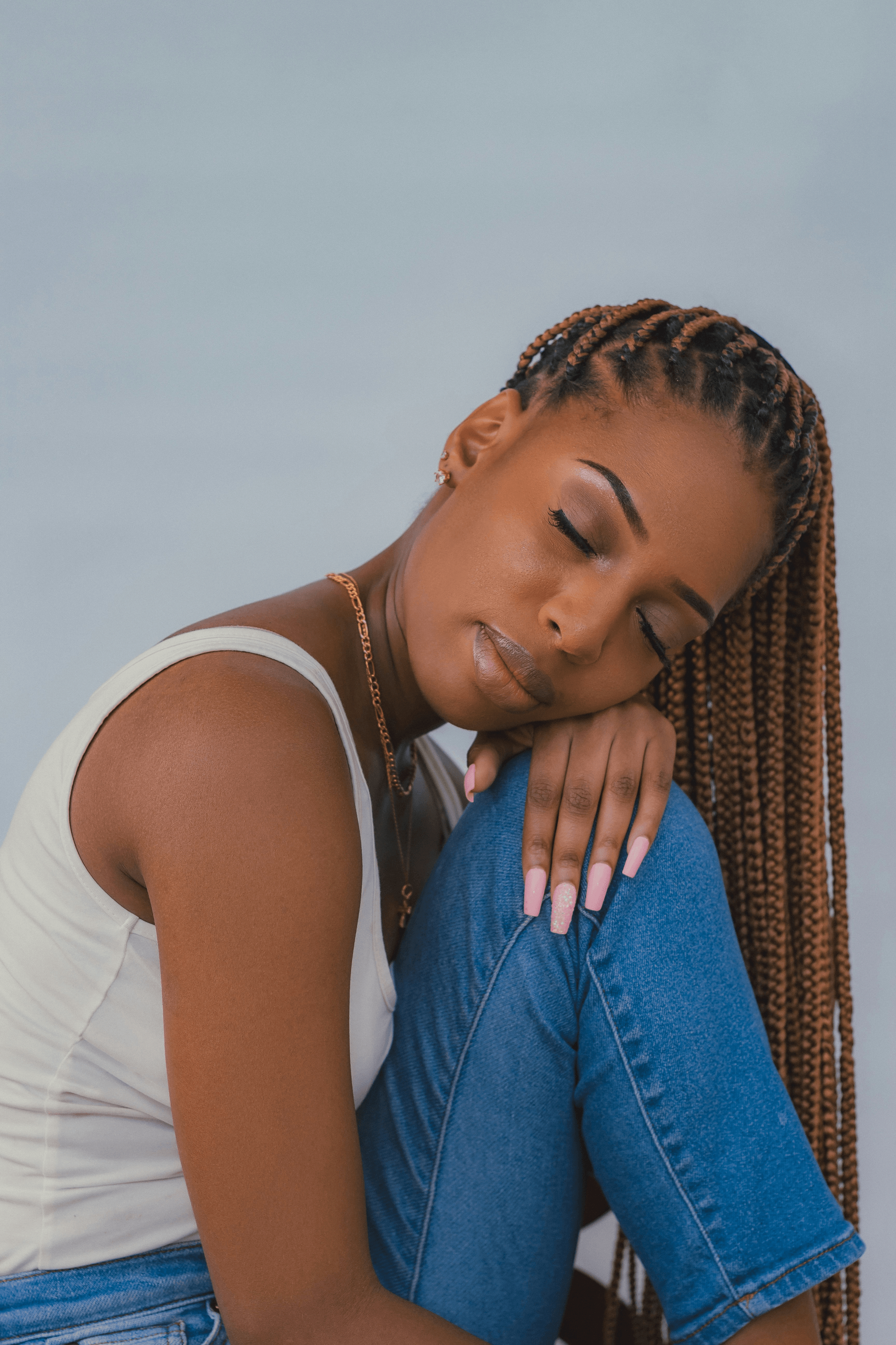 human hair distributors provide beautiful options like this crochet braid hairstyle