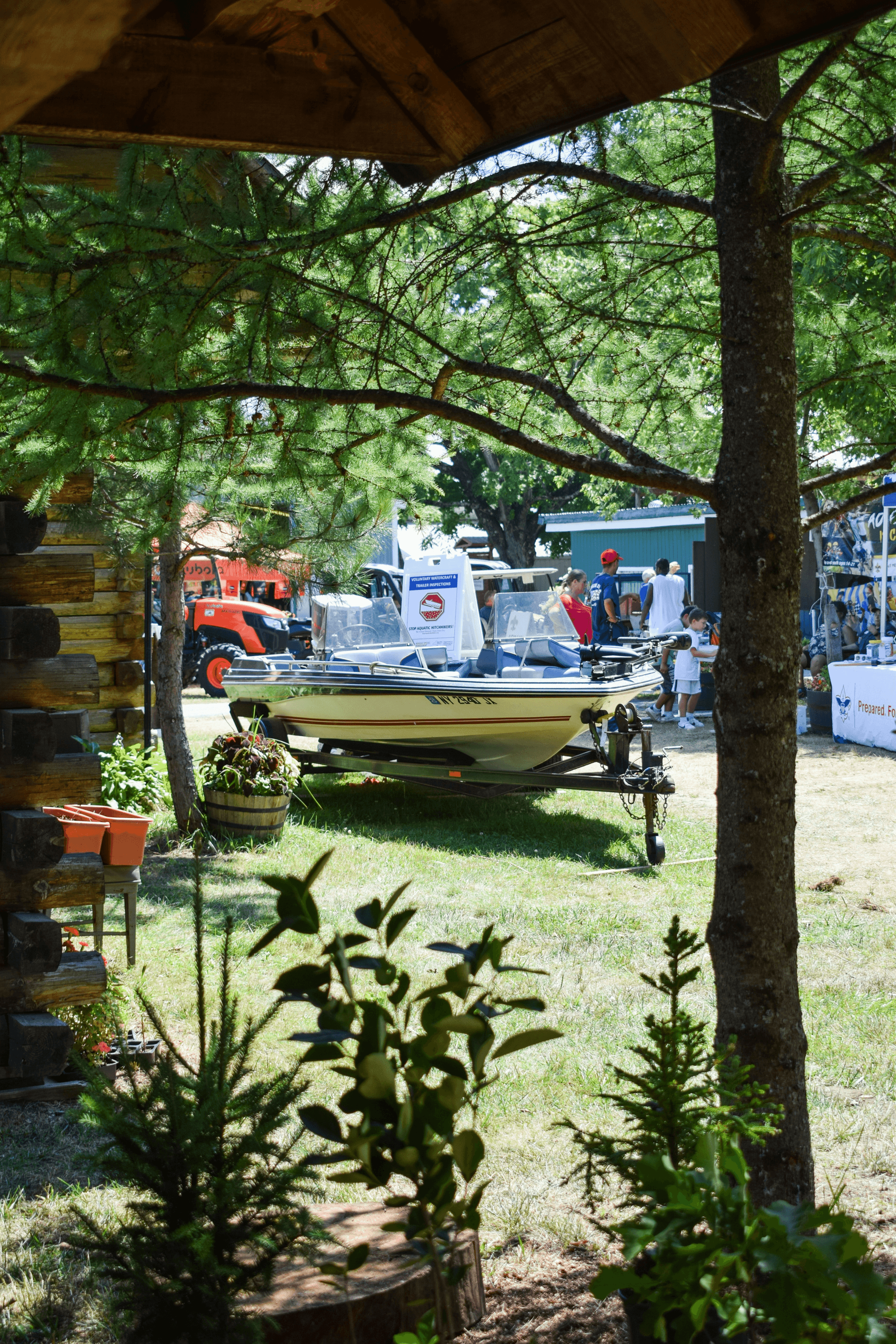 Utility boat with spacious storage compartments