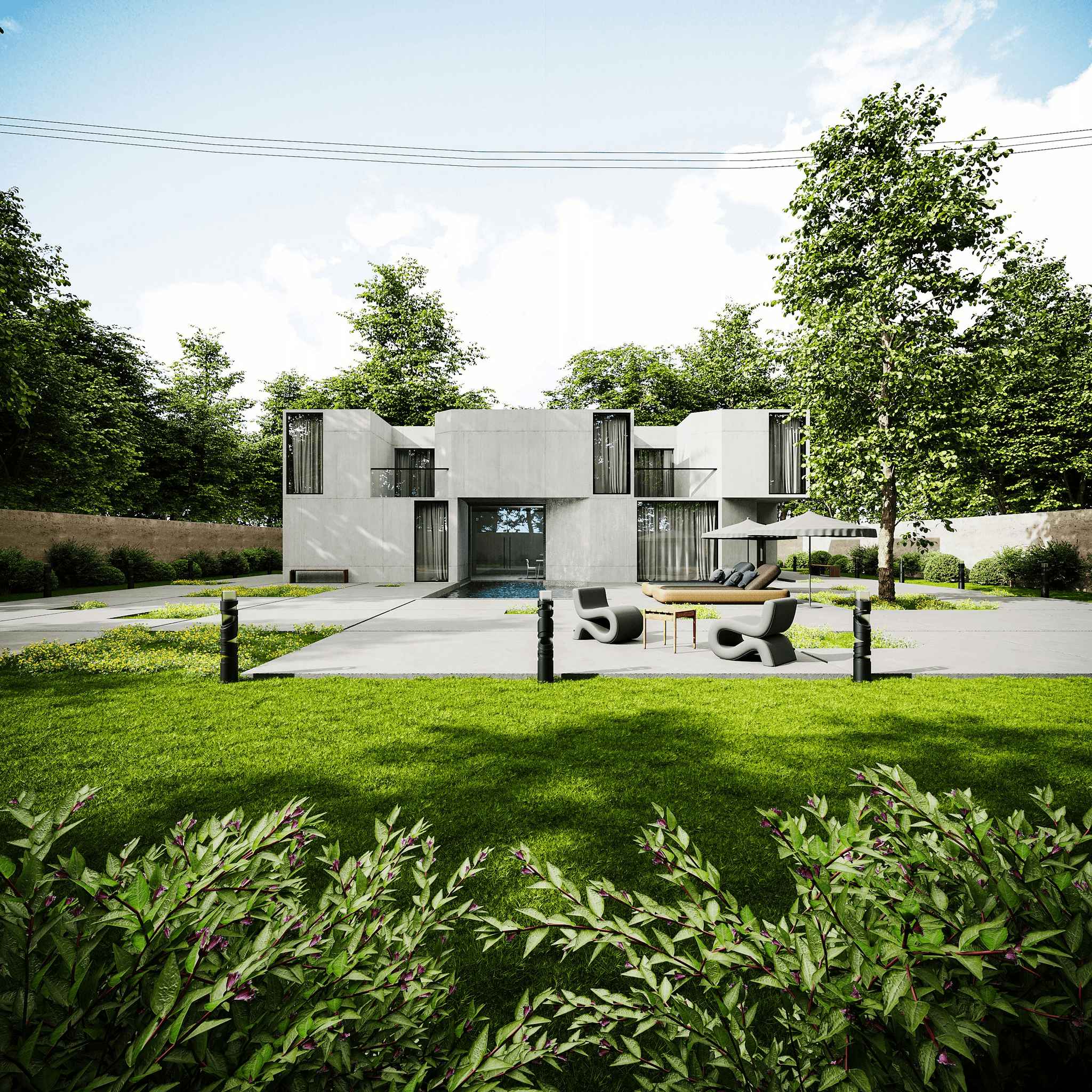 Prefab Home Cost - Building a modern prefab home with scenic landscape