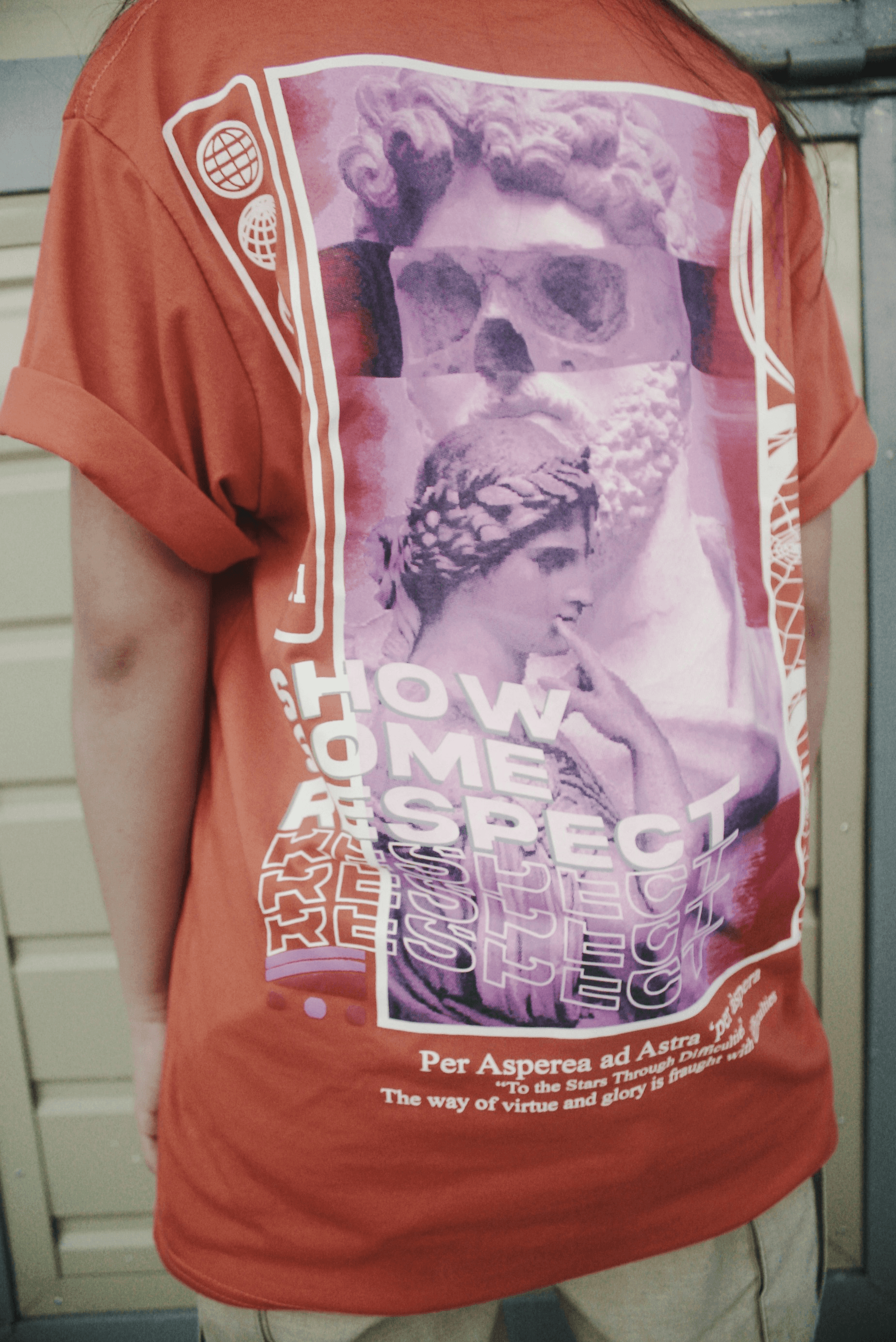 Print On Demand illustration showing person holding customized t-shirt