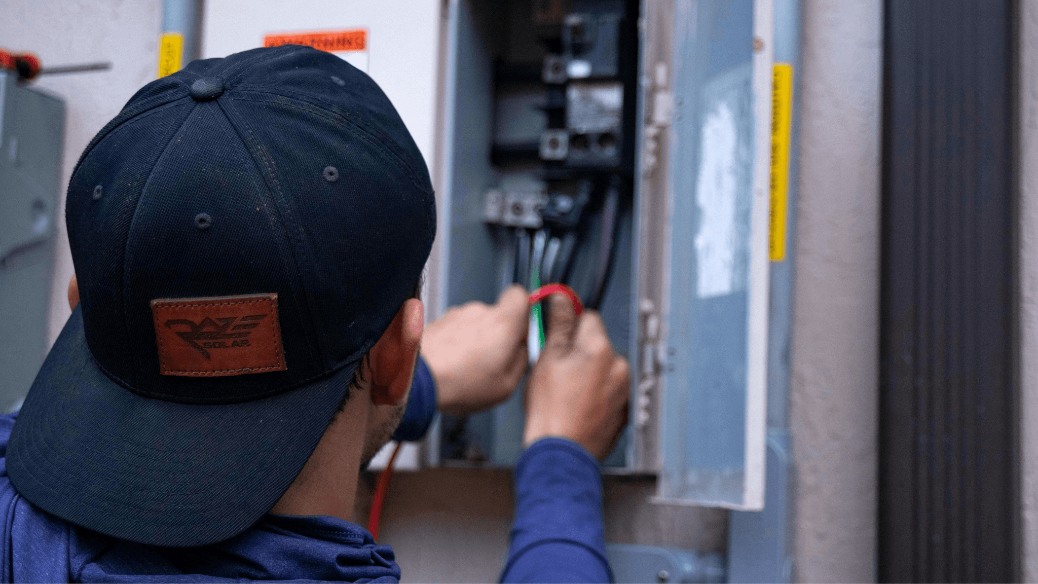 Junction Box Inspection showing detailed visual check