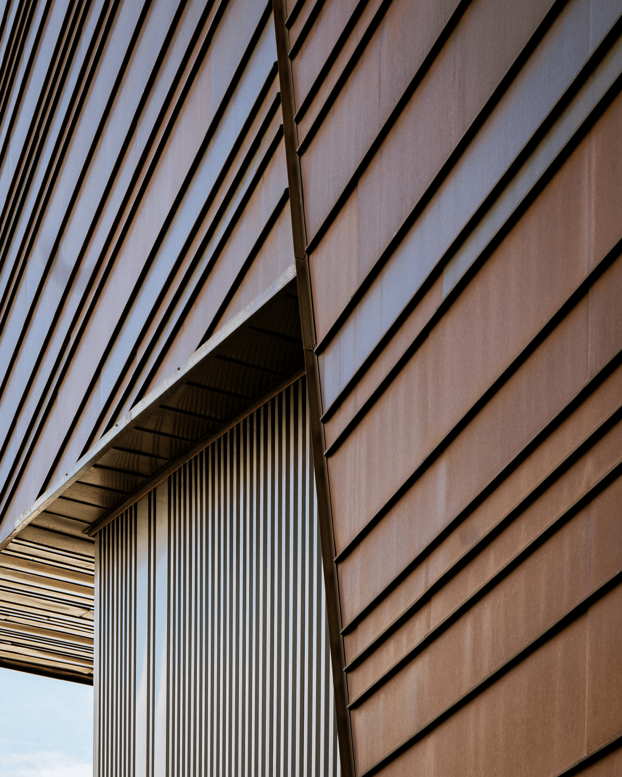 examples of exterior wall cladding panels showcasing different styles