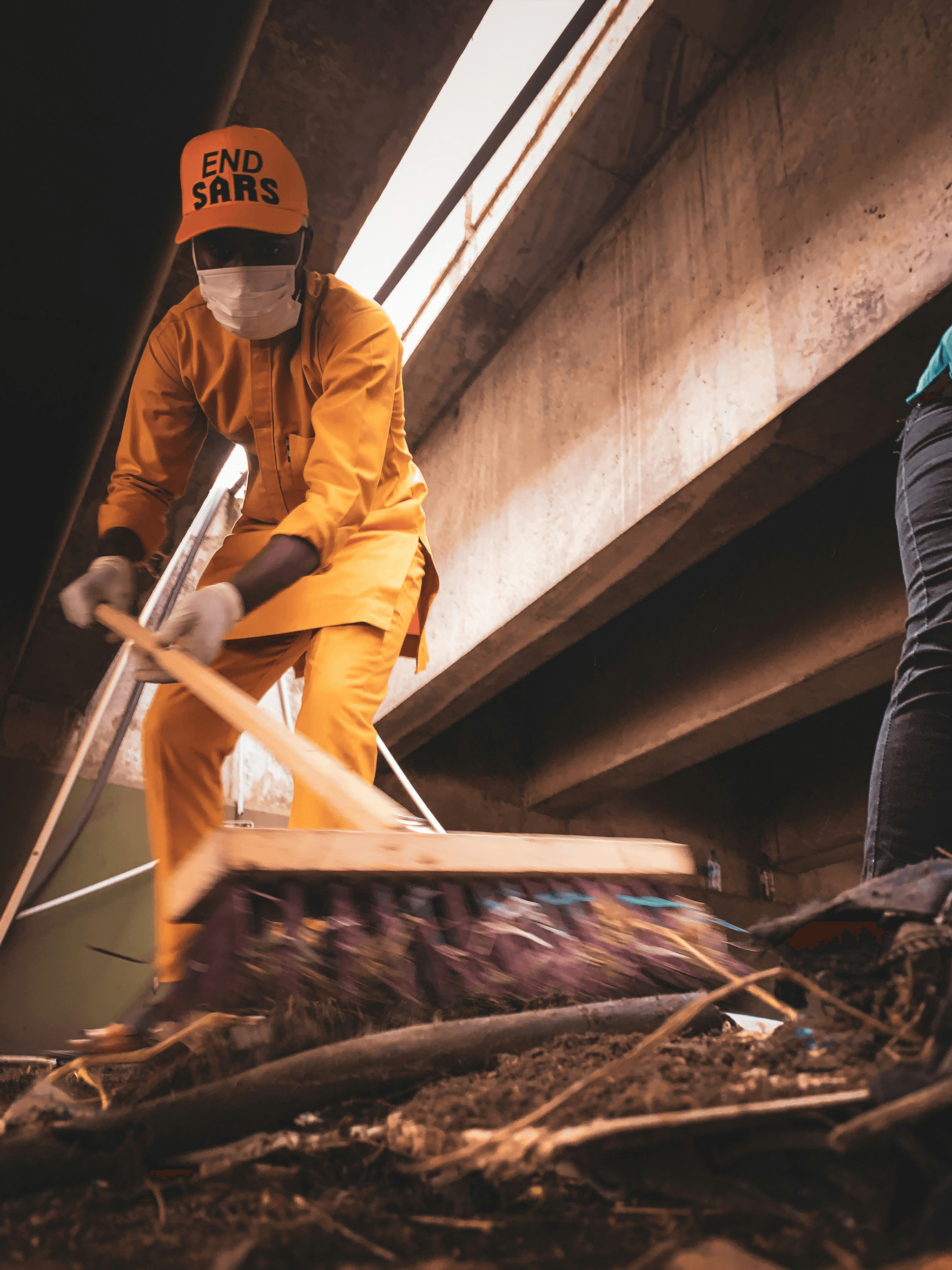 Post-construction cleanup