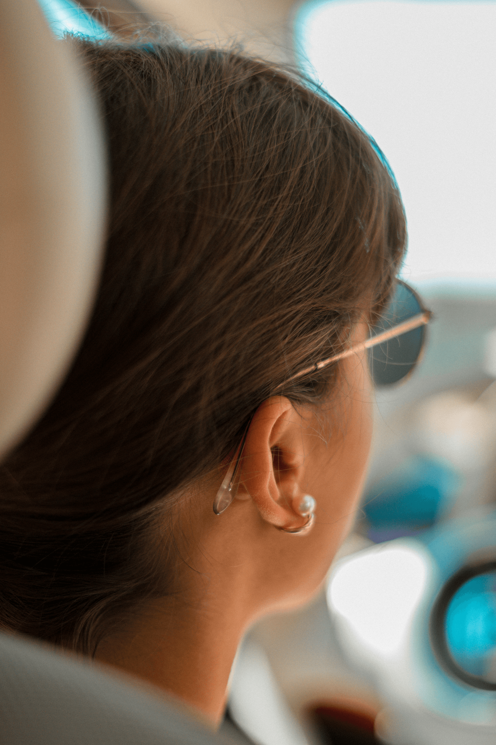 Why are my glasses making a mark behind my ear?