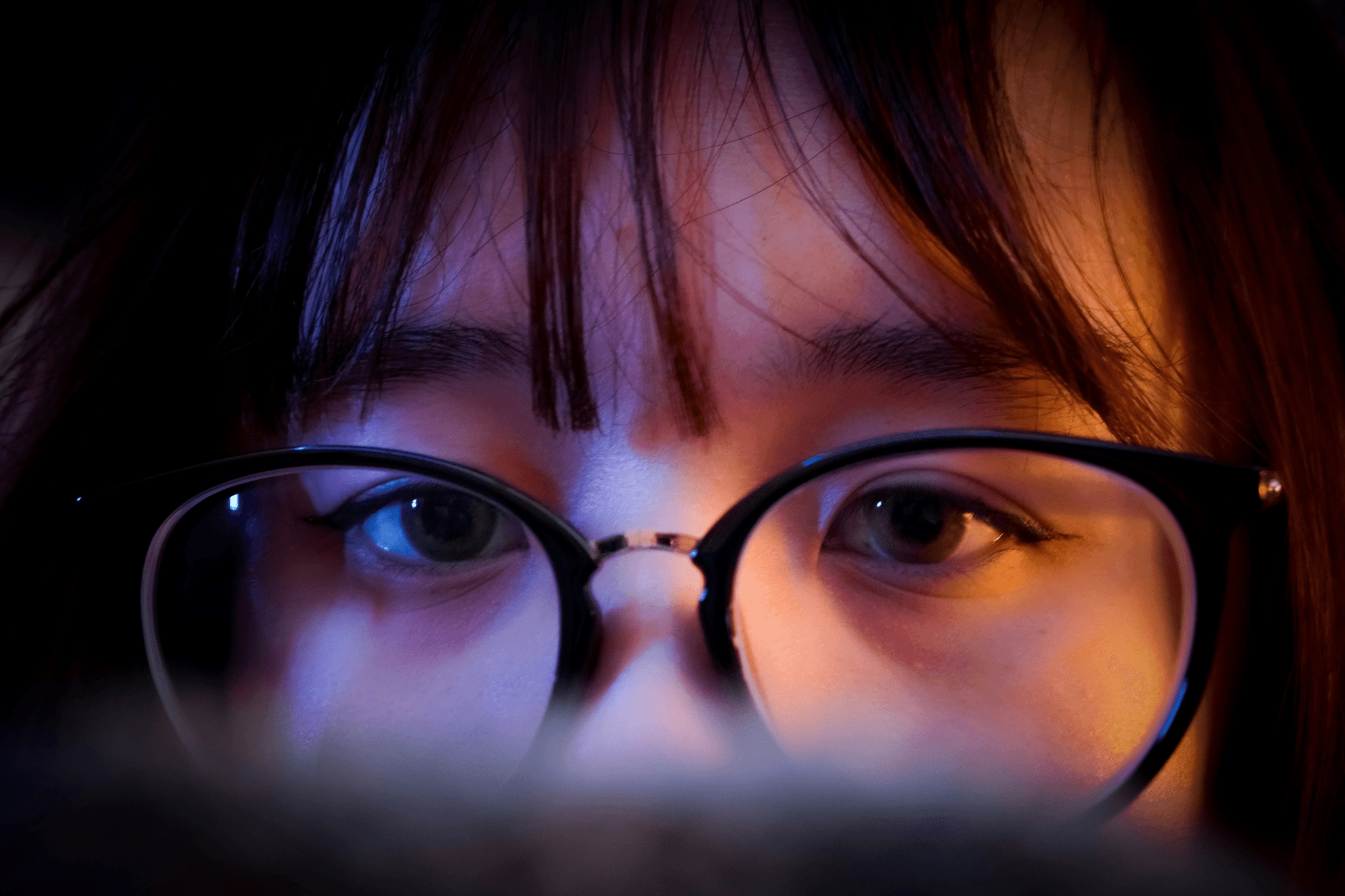 Understanding blurry vision with glasses through an eye chart