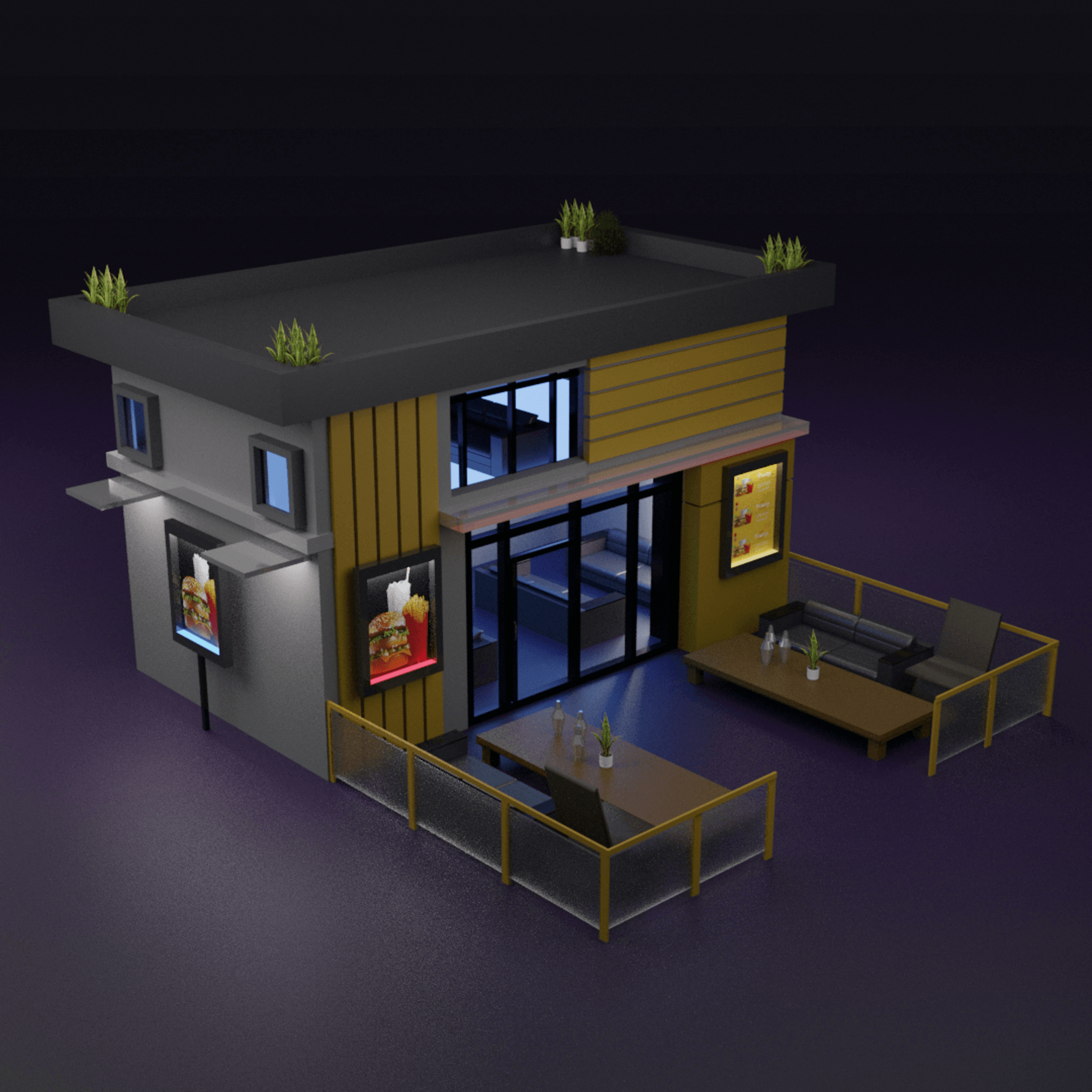 Personalized modern foldable container house design