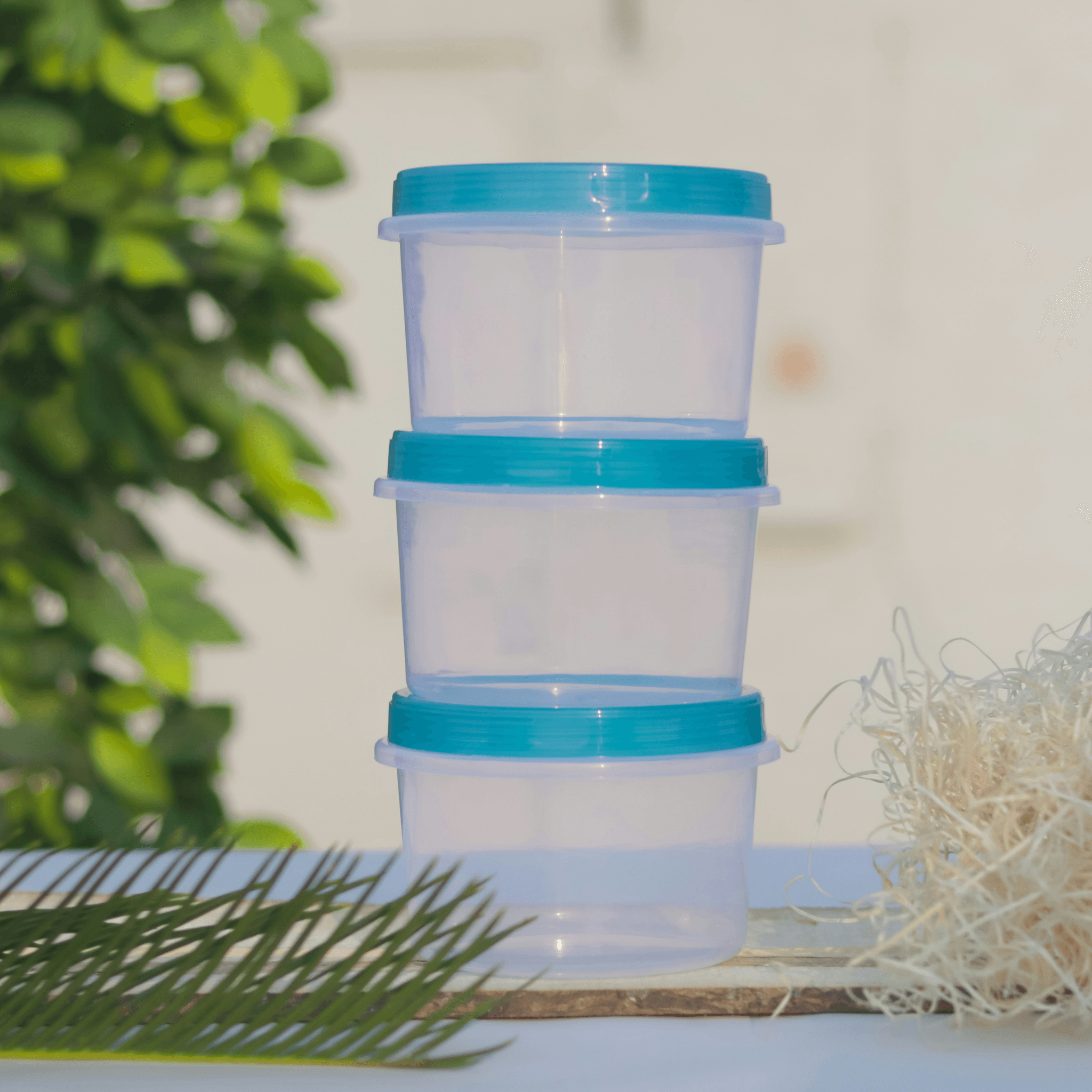 stacked round deli containers perfect for food storage