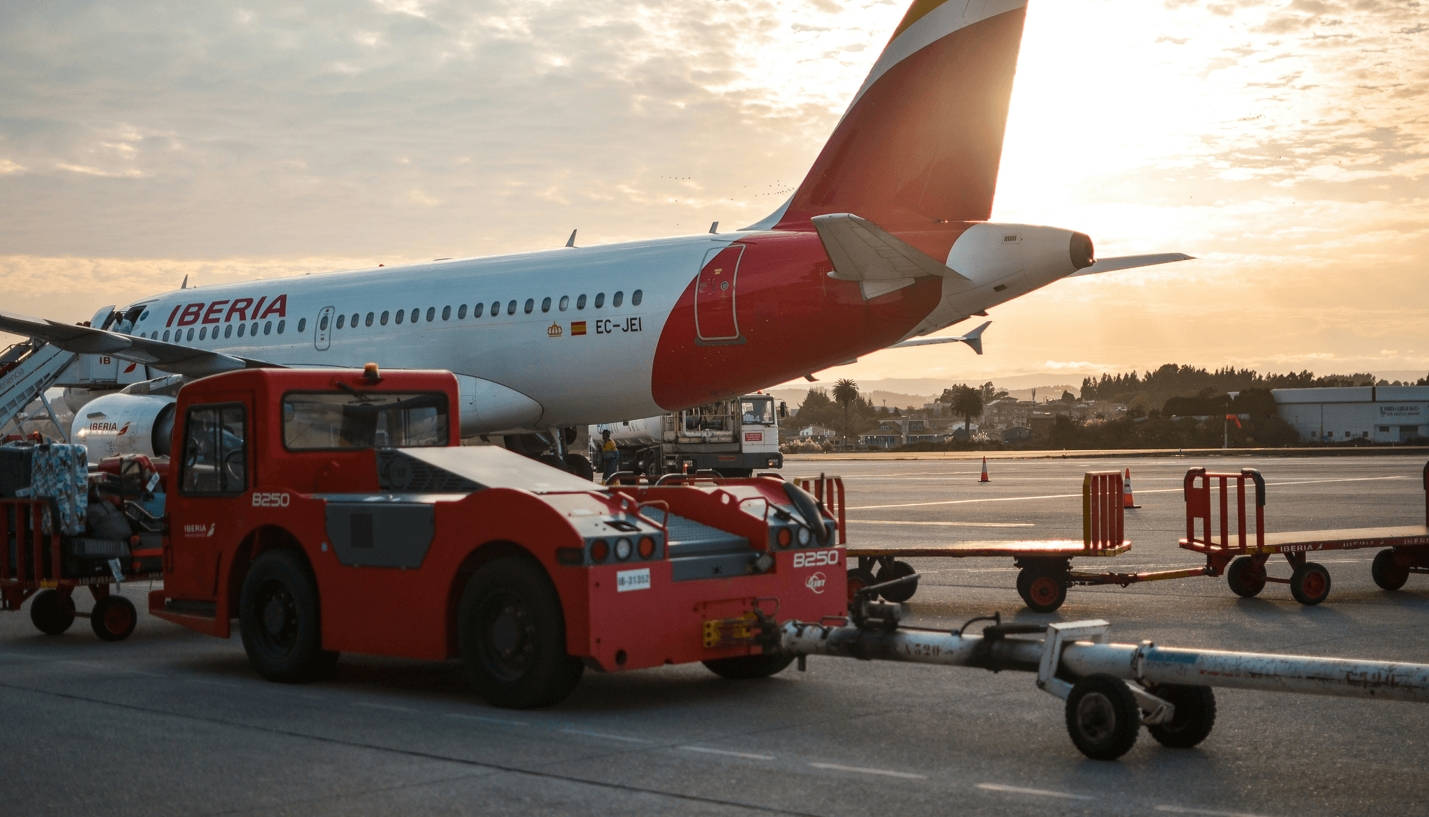 aircraft refuelers truck on tarmac ready for operation