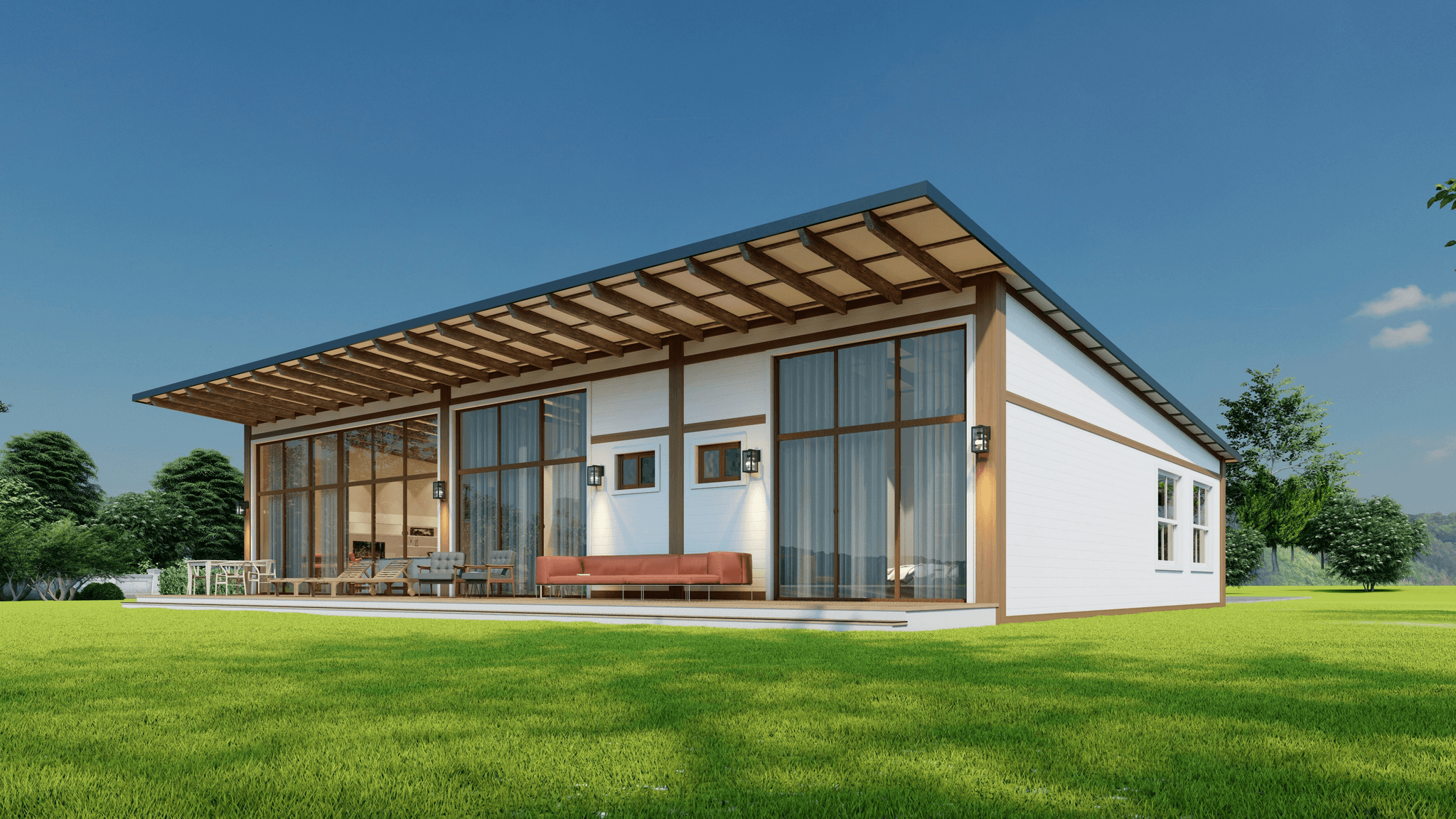 off grid container home community gathering