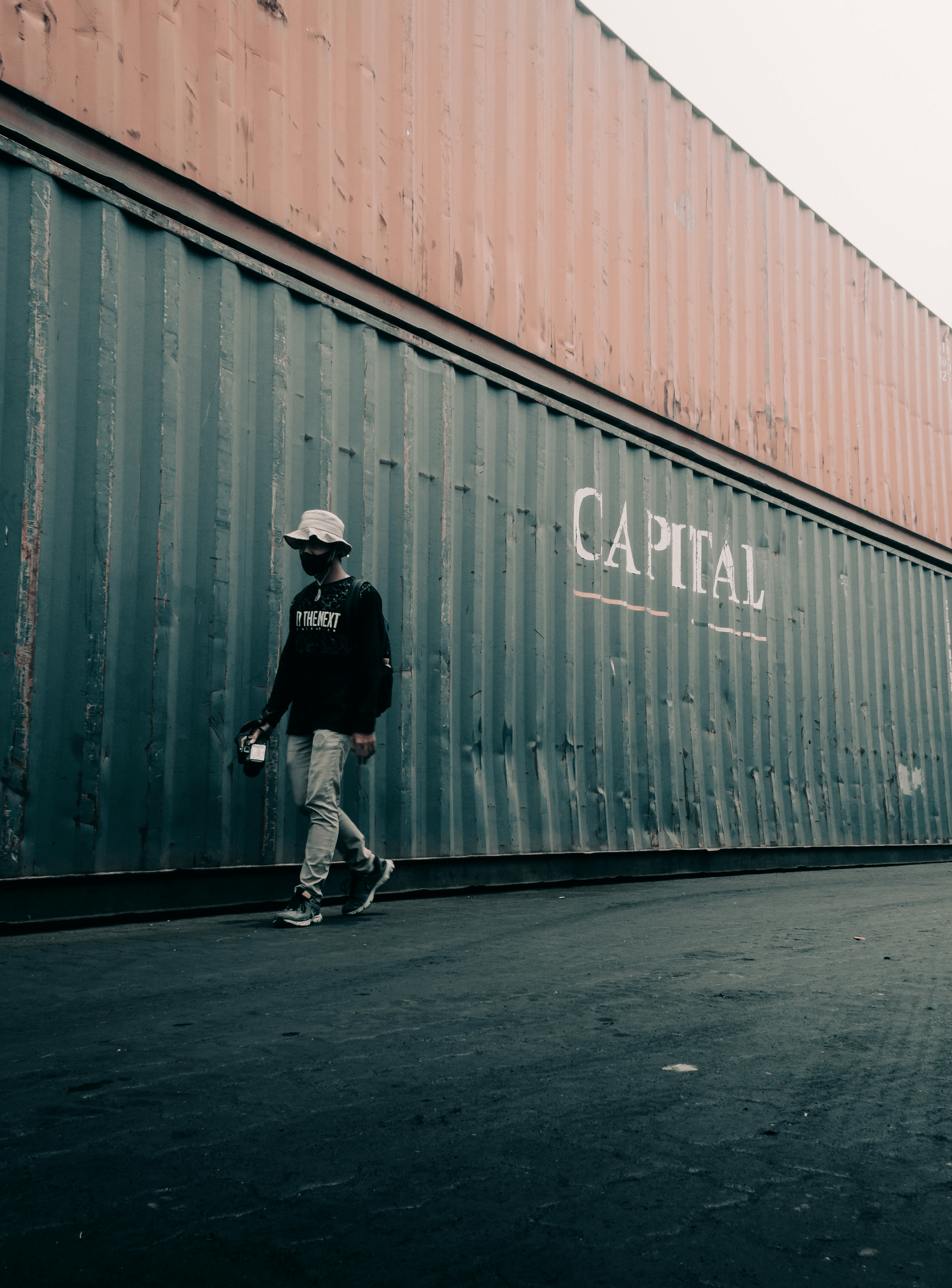 shipping container insulation detail with various types used