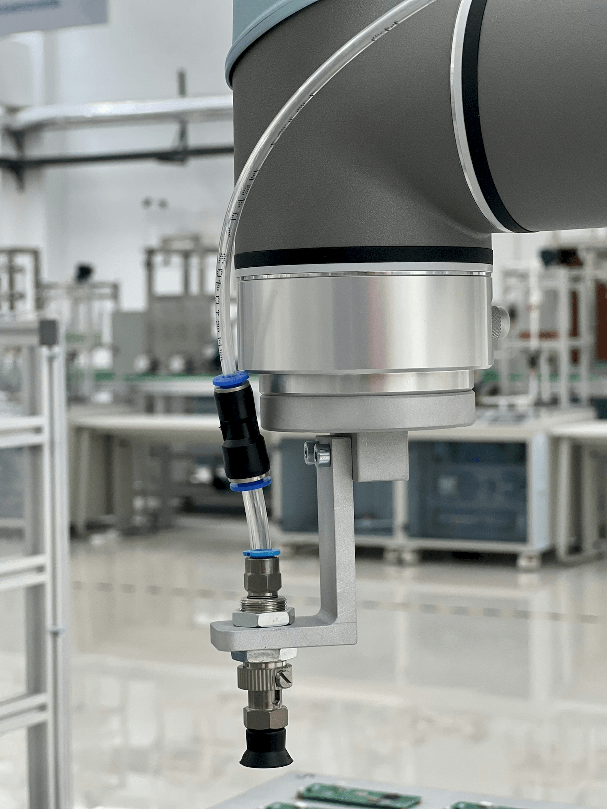 Smart factory illustration showcasing advanced technology used by contract manufacturing companies in China