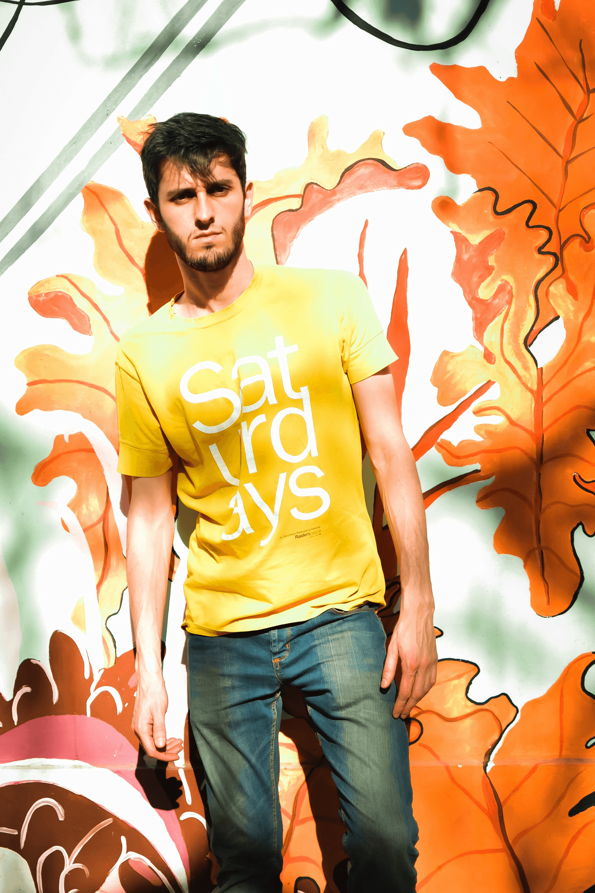 Shirt printing on demand promotion through social media