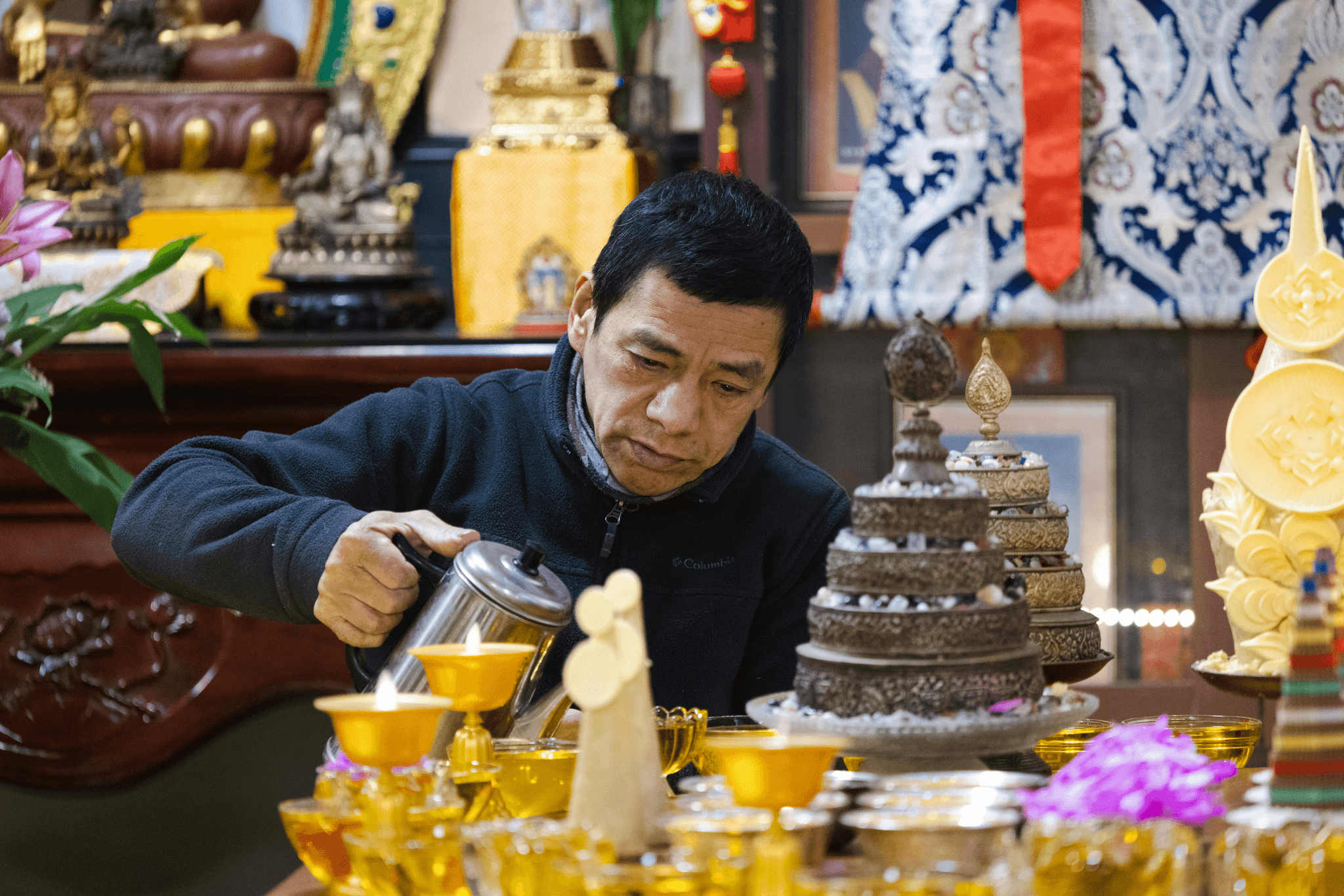Delicious tibetan butter preparation for authentic taste