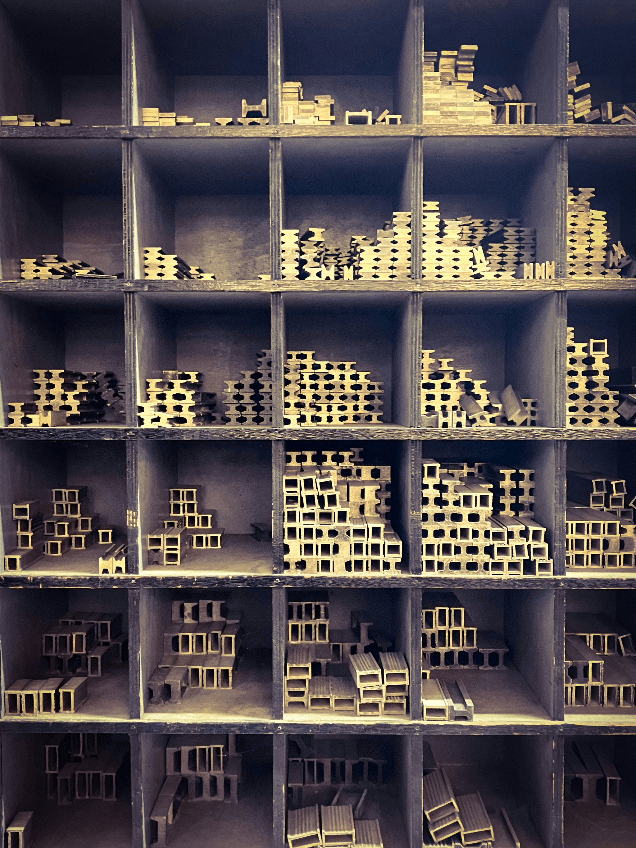 Colorful stacking folding container display