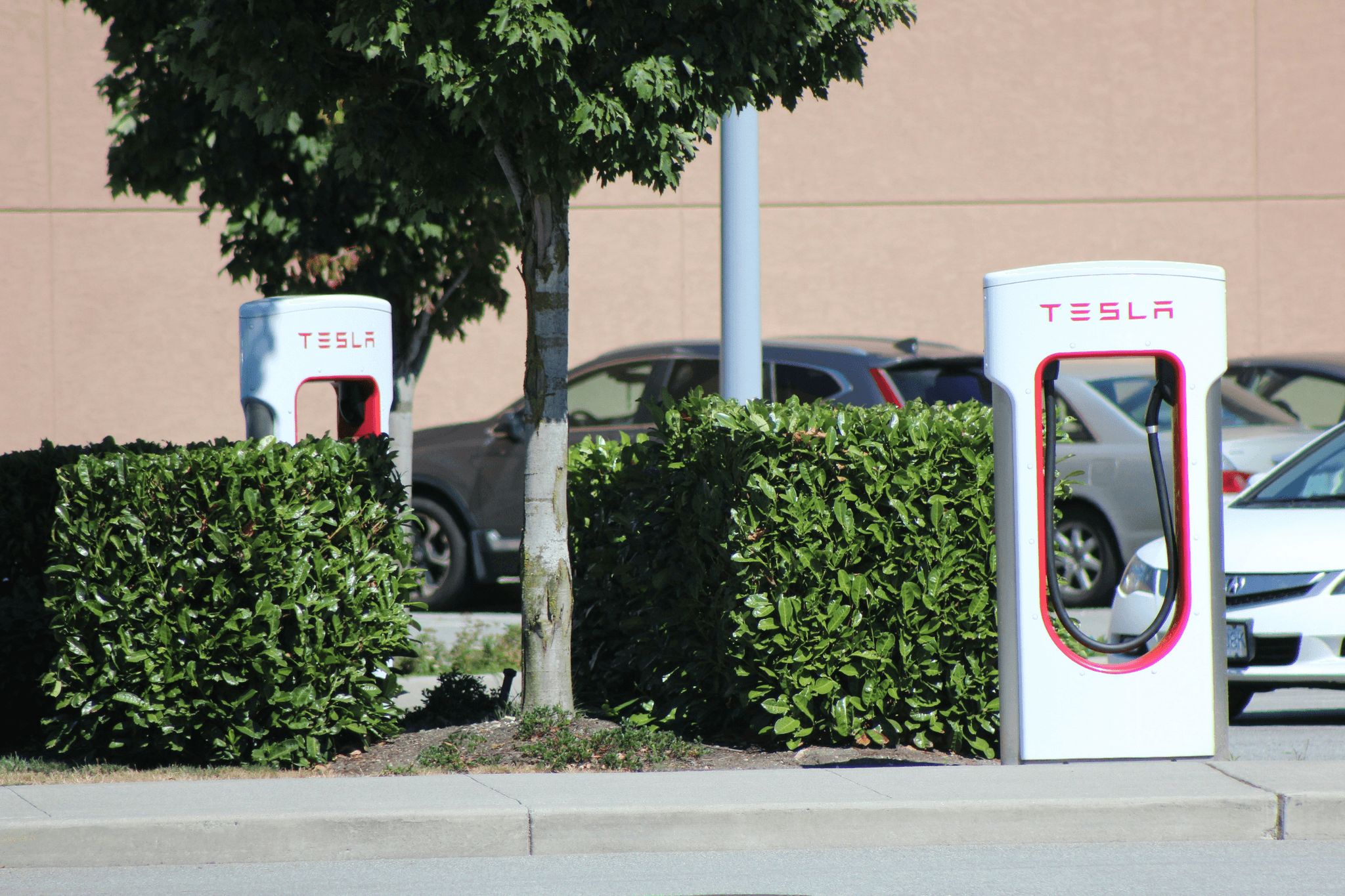 Electric Car Manufacturers List - Tesla Model S at Charging Station