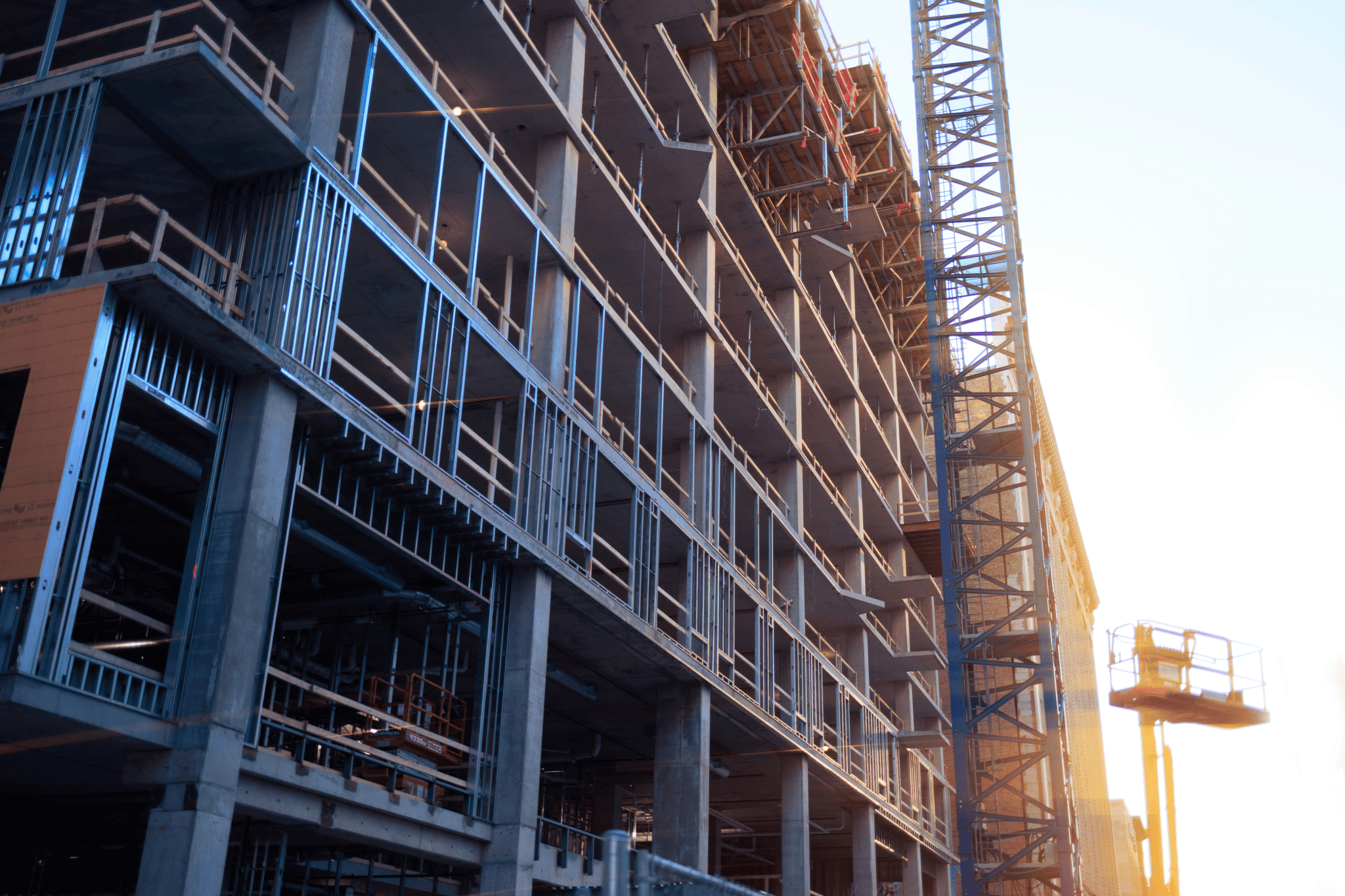 steel frame prefab homes construction site showing quick assembly