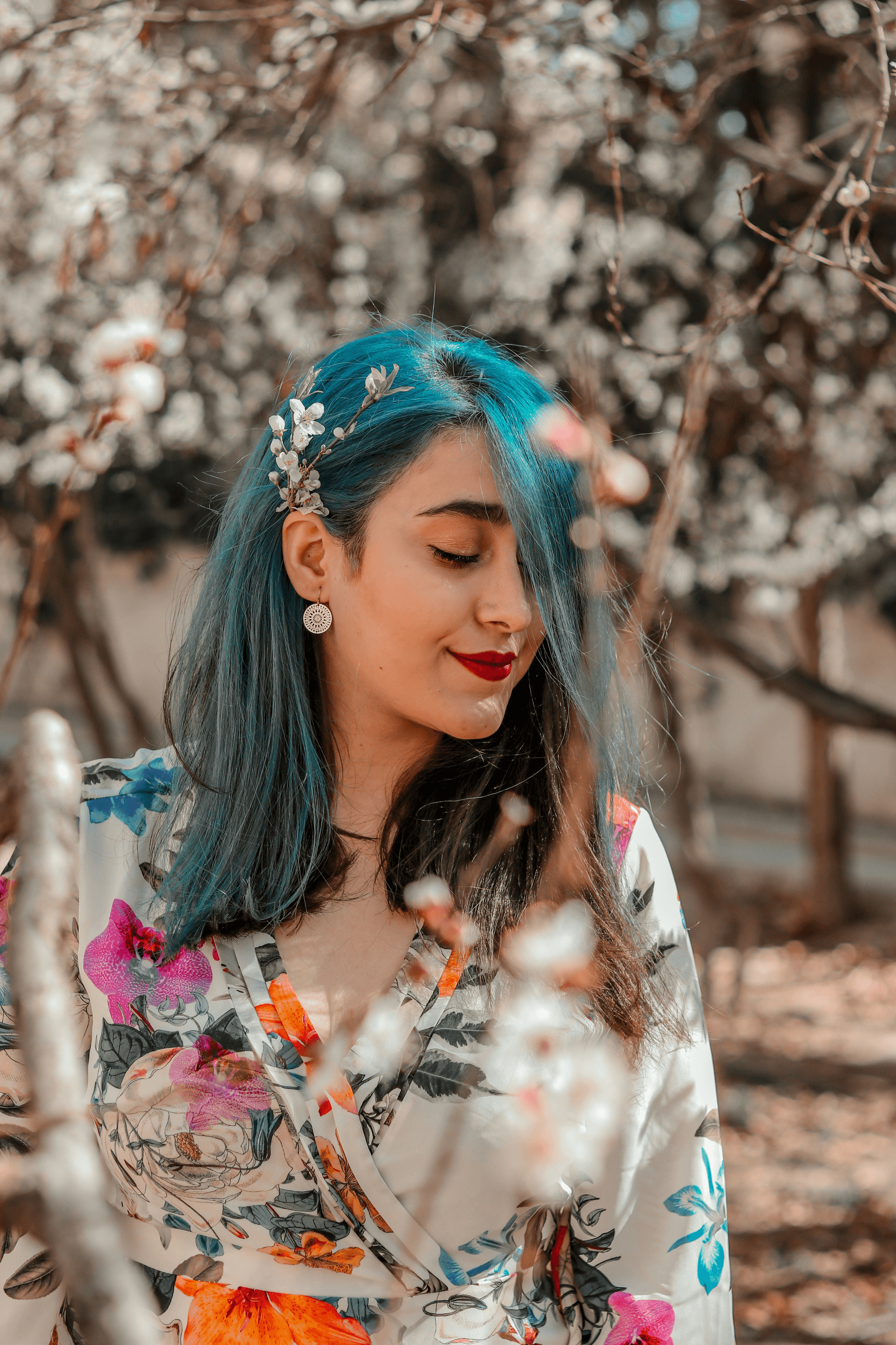 Stunning woman flaunting bulk braiding human hair in bohemian braid style.