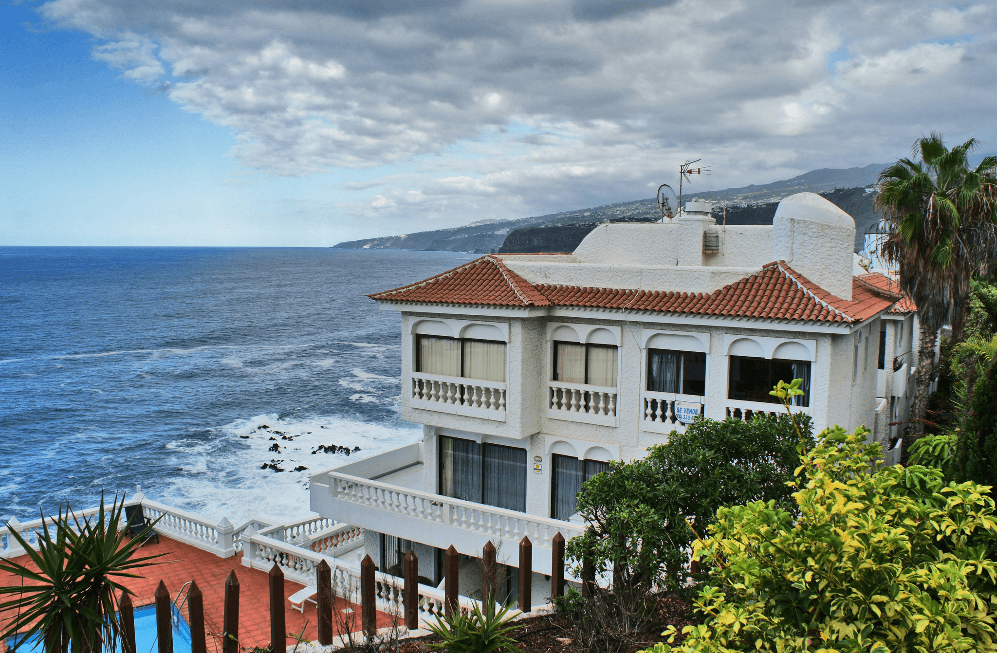 Luxurious beachfront villa offering resort style living