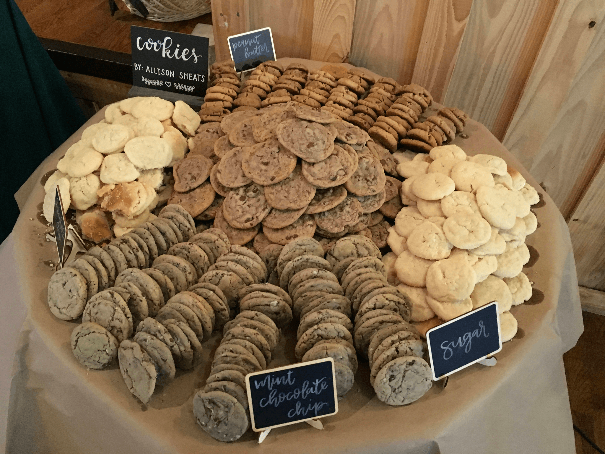 dessert packaging showcased through clear cake boxes filled with delicious cookies