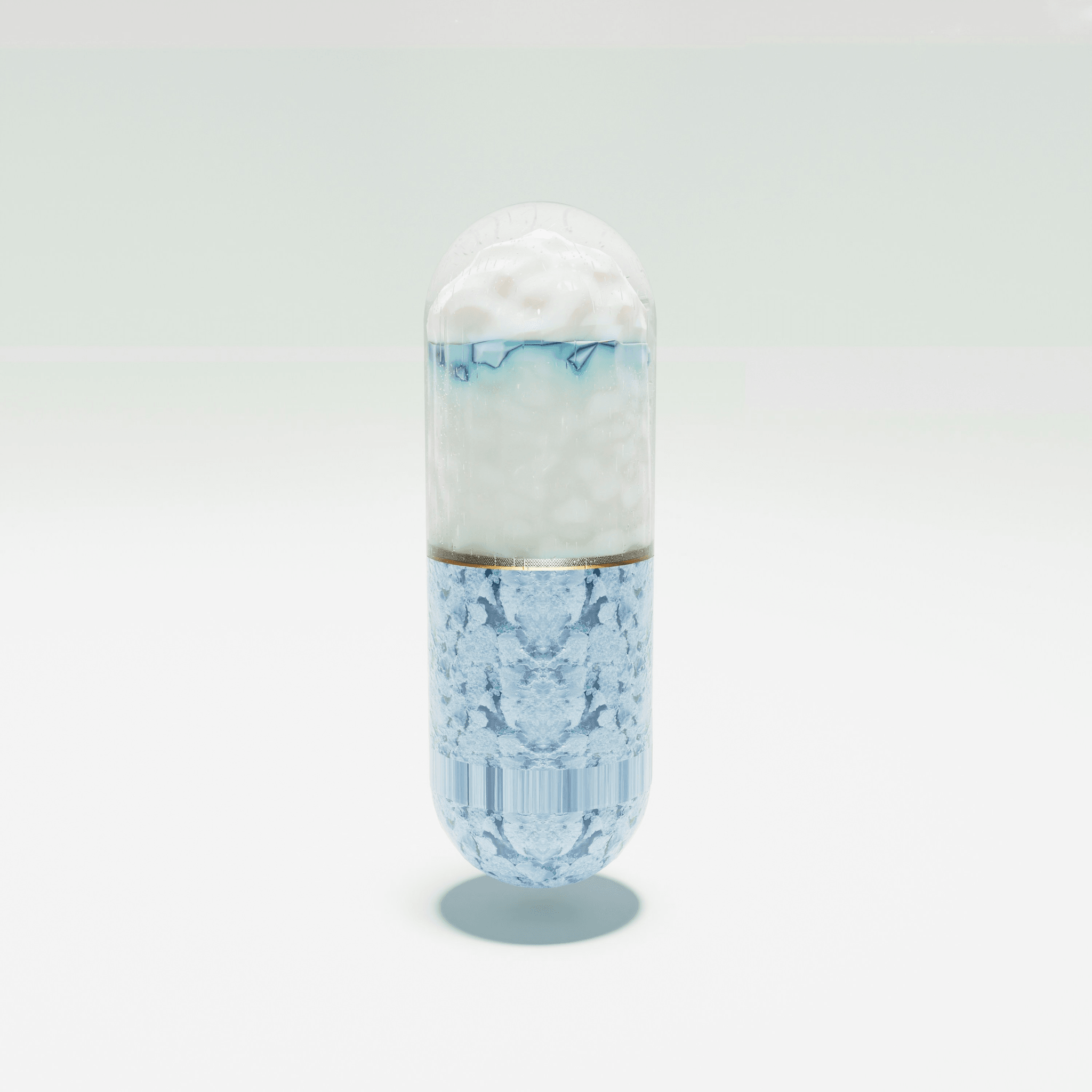 Capsule container used as flavored salt infuser