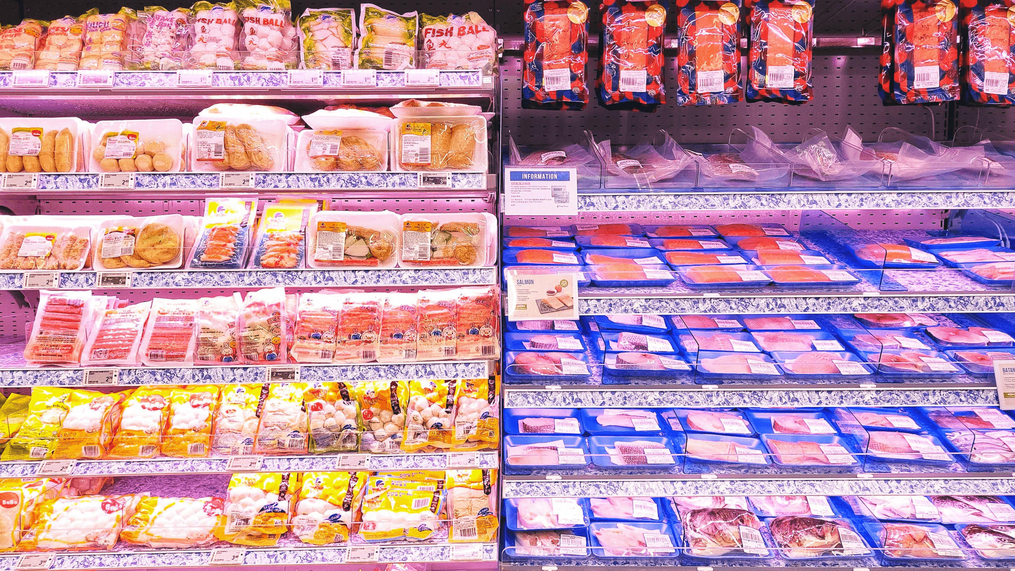 Quality freezer trays for meat displayed neatly