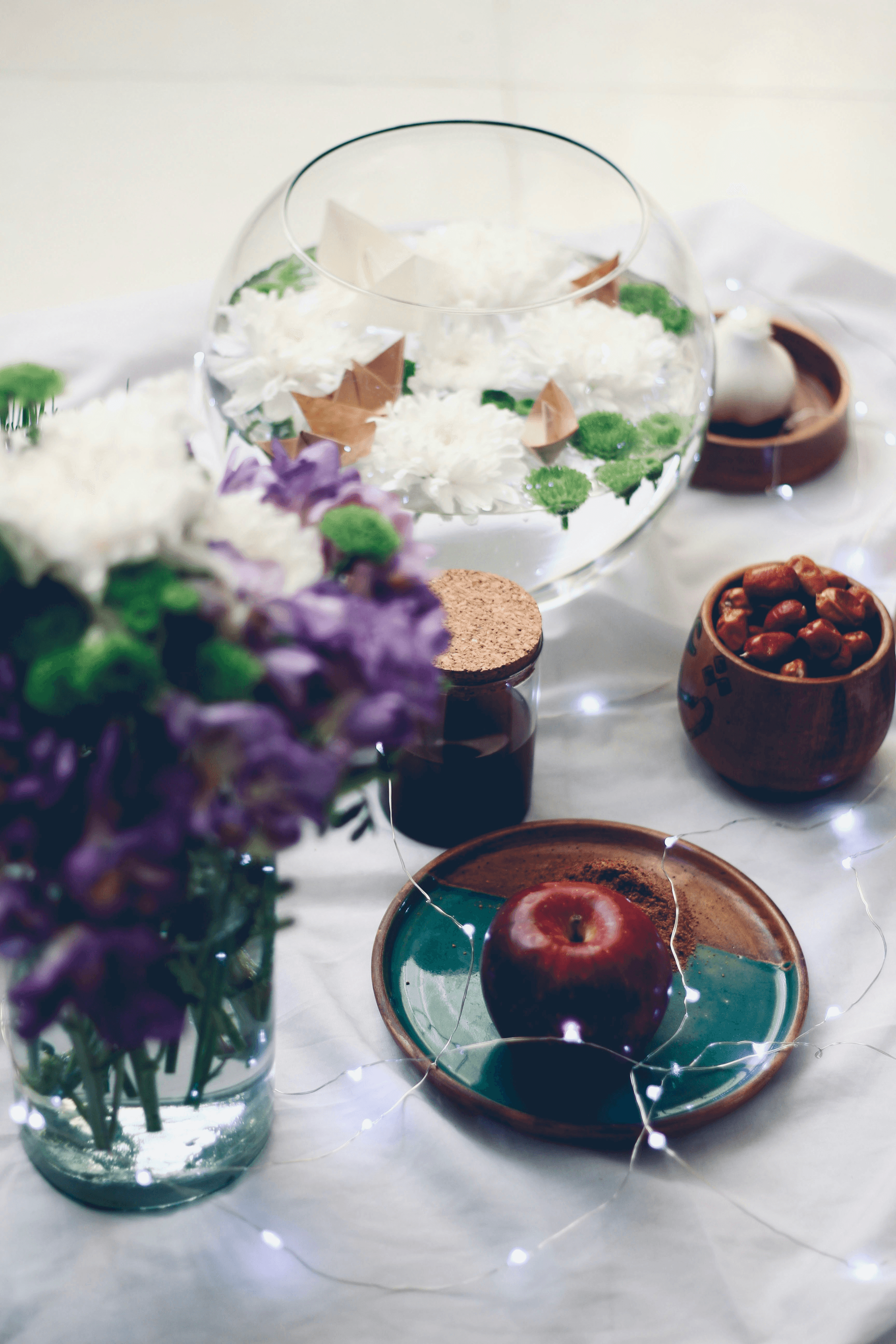 Where to buy preserved flowers - Stunning flower crowns and arrangements on display.