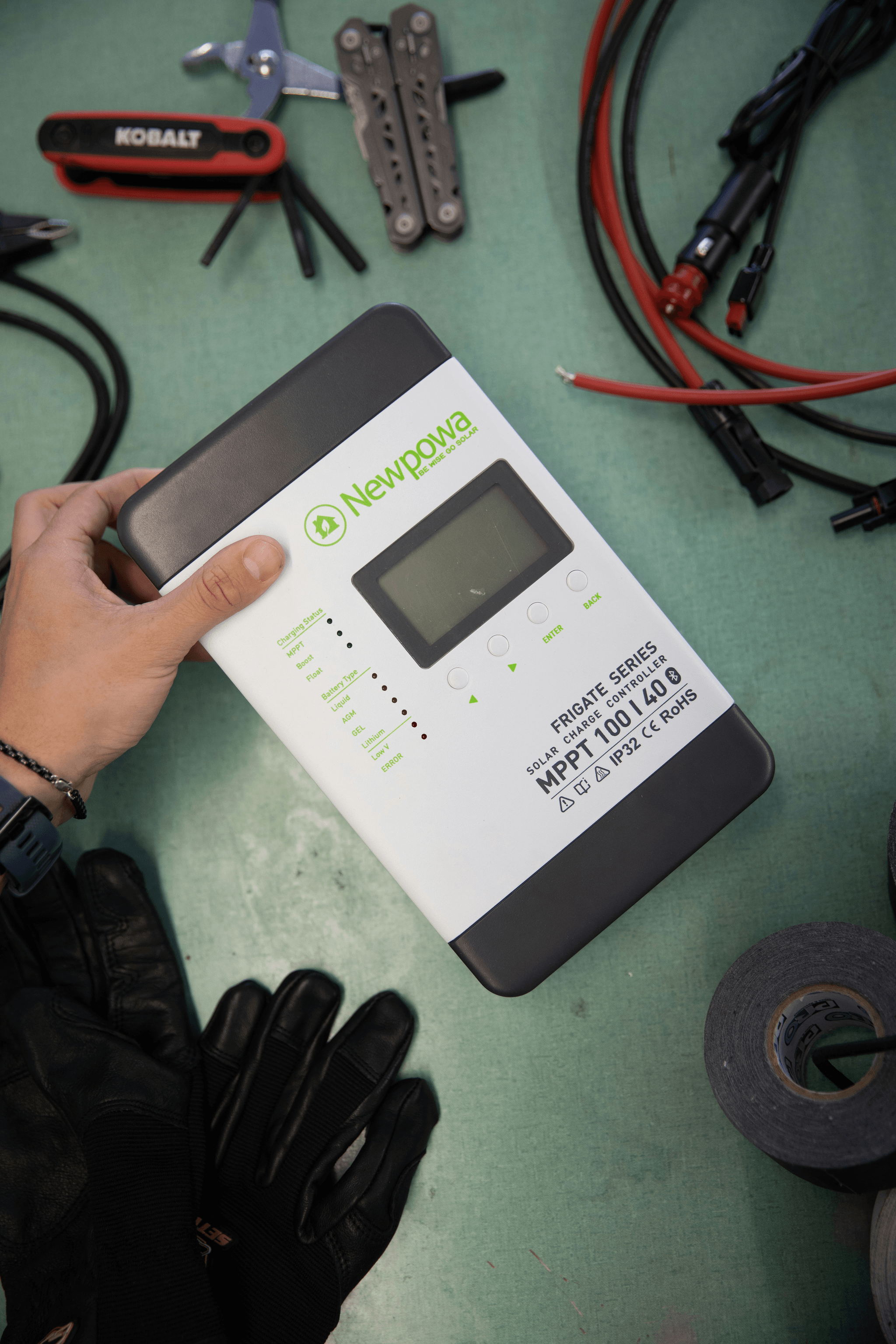 Battery Charger Inspection during load testing for performance verification