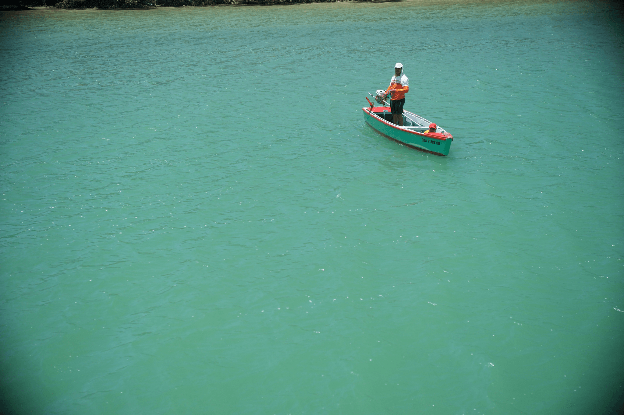 Happy customers enjoying their new aluminum fishing boat for sale