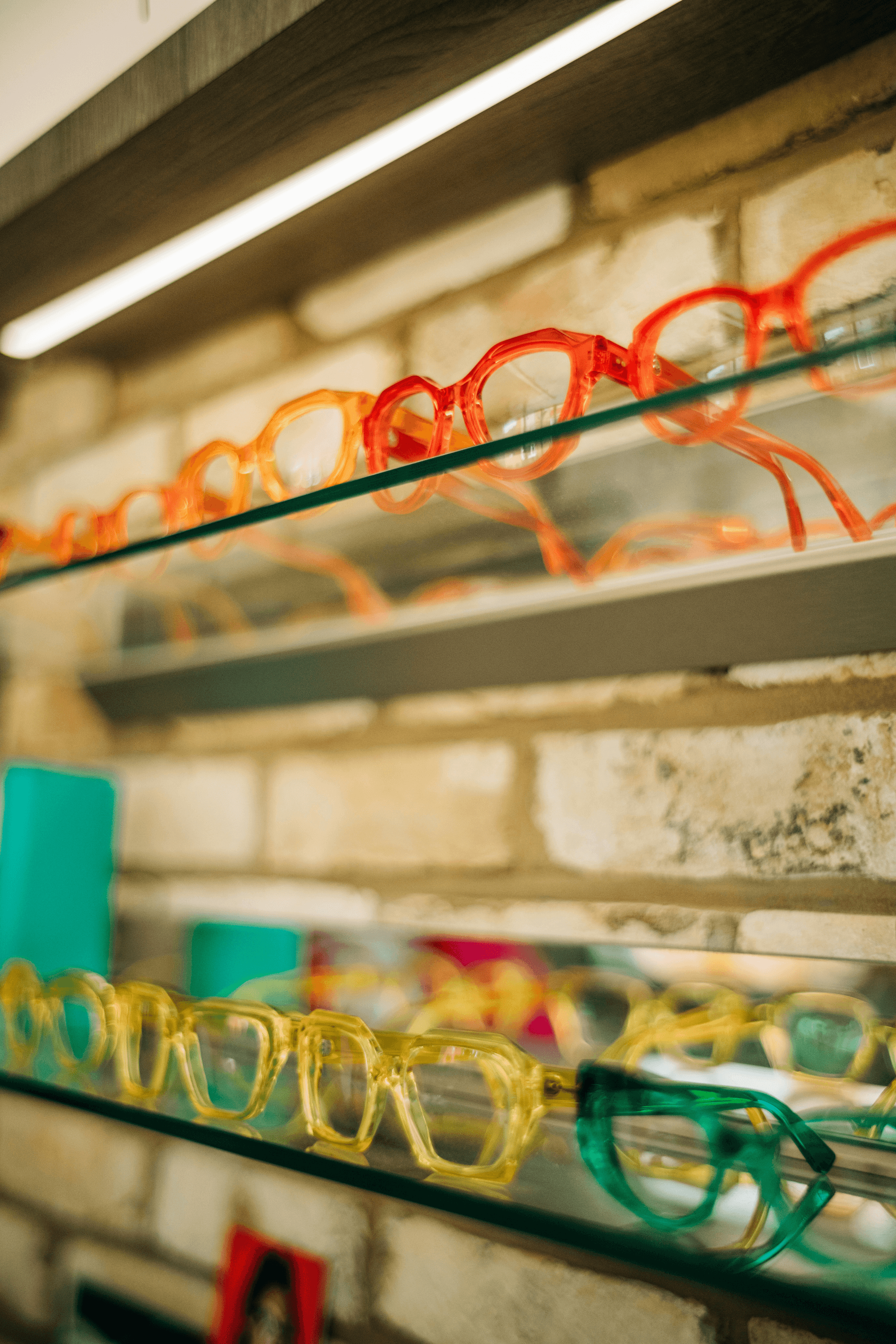 Stylish eyewear made from tr glasses material showing sustainability.